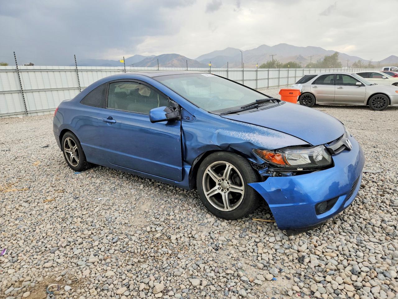 2008 Honda Civic Ex Blue vin: 2HGFG12828H542255