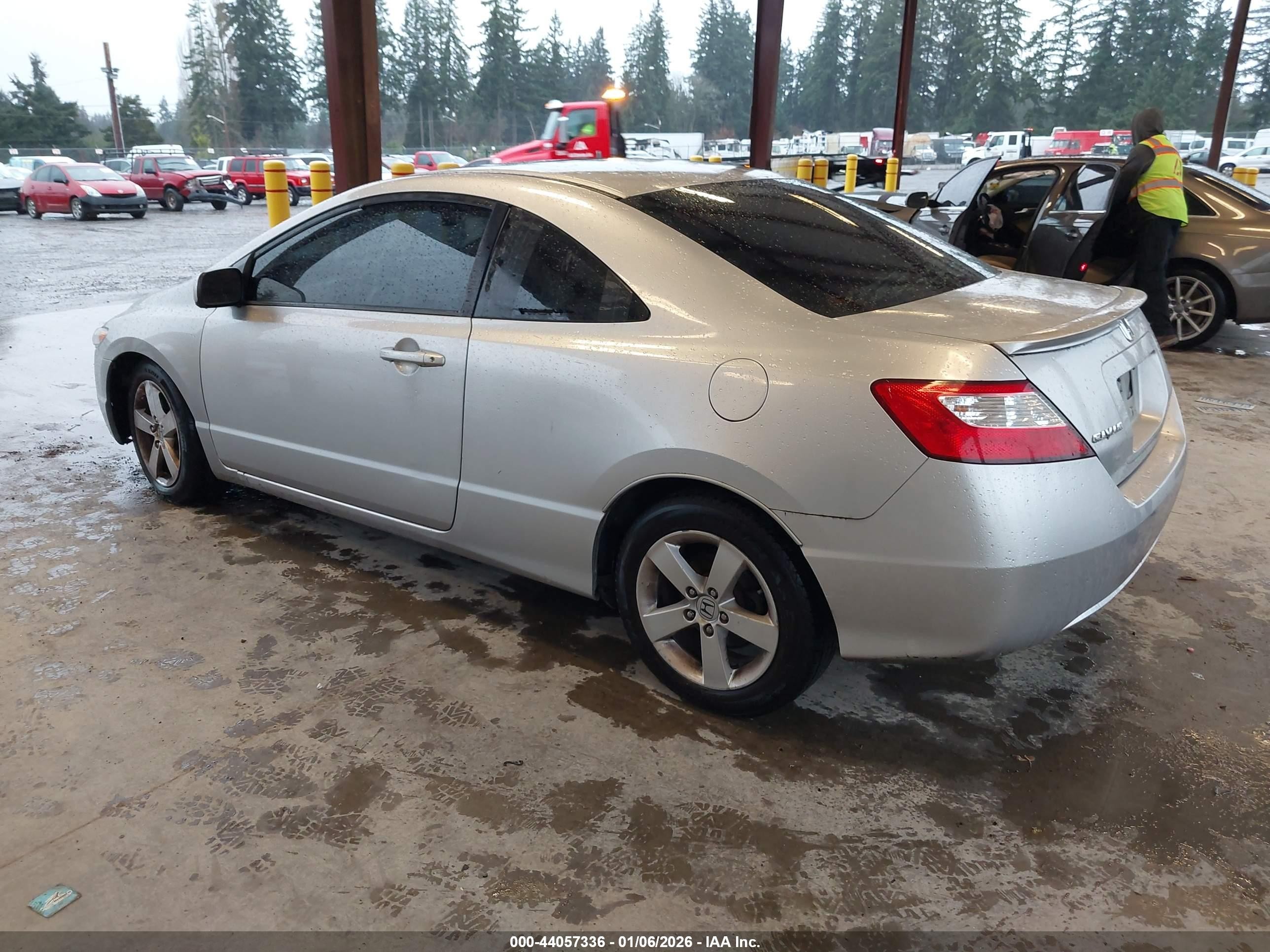 2008 Honda Civic Ex Silver vin: 2HGFG12828H560917