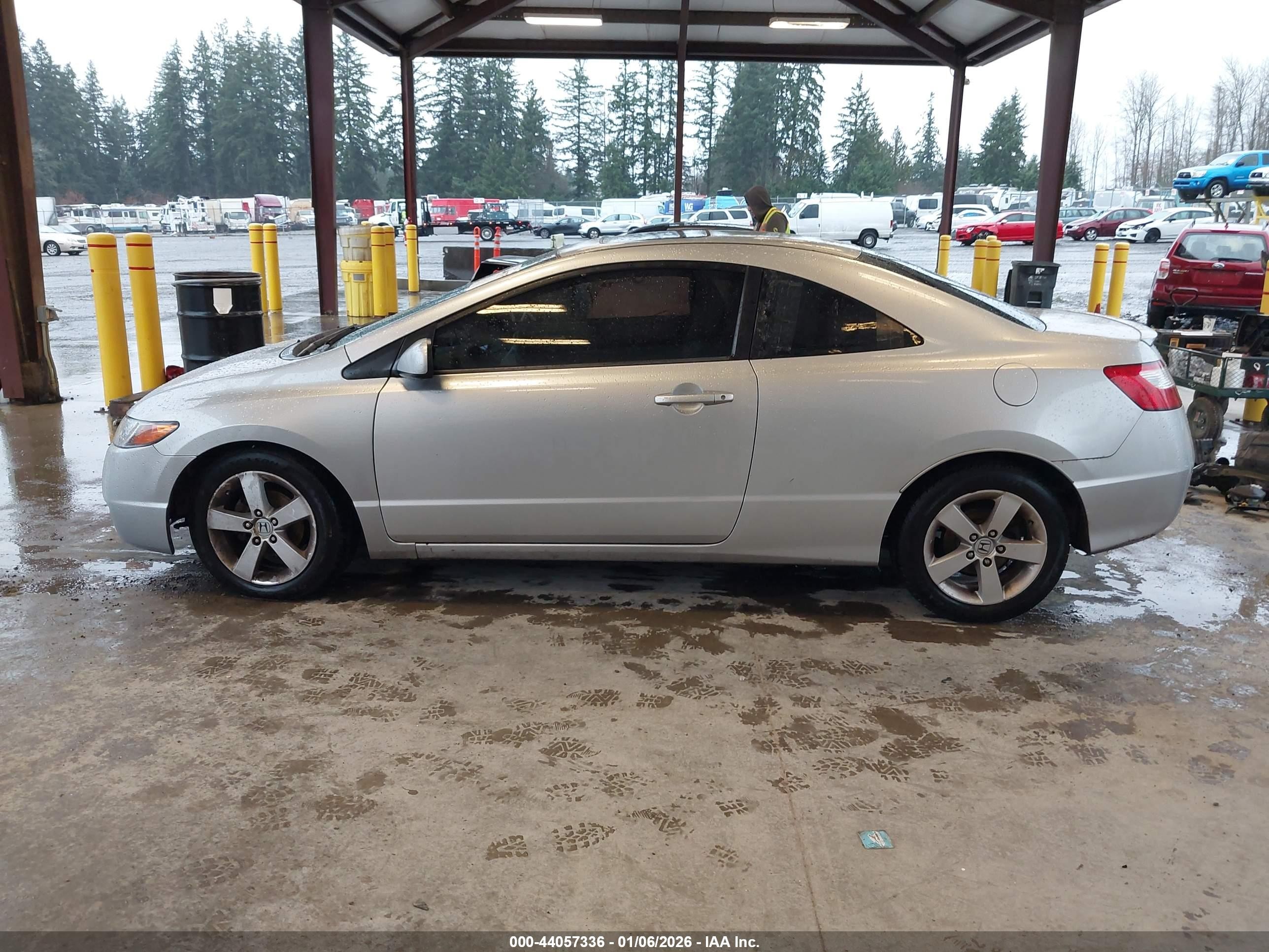 2008 Honda Civic Ex Silver vin: 2HGFG12828H560917