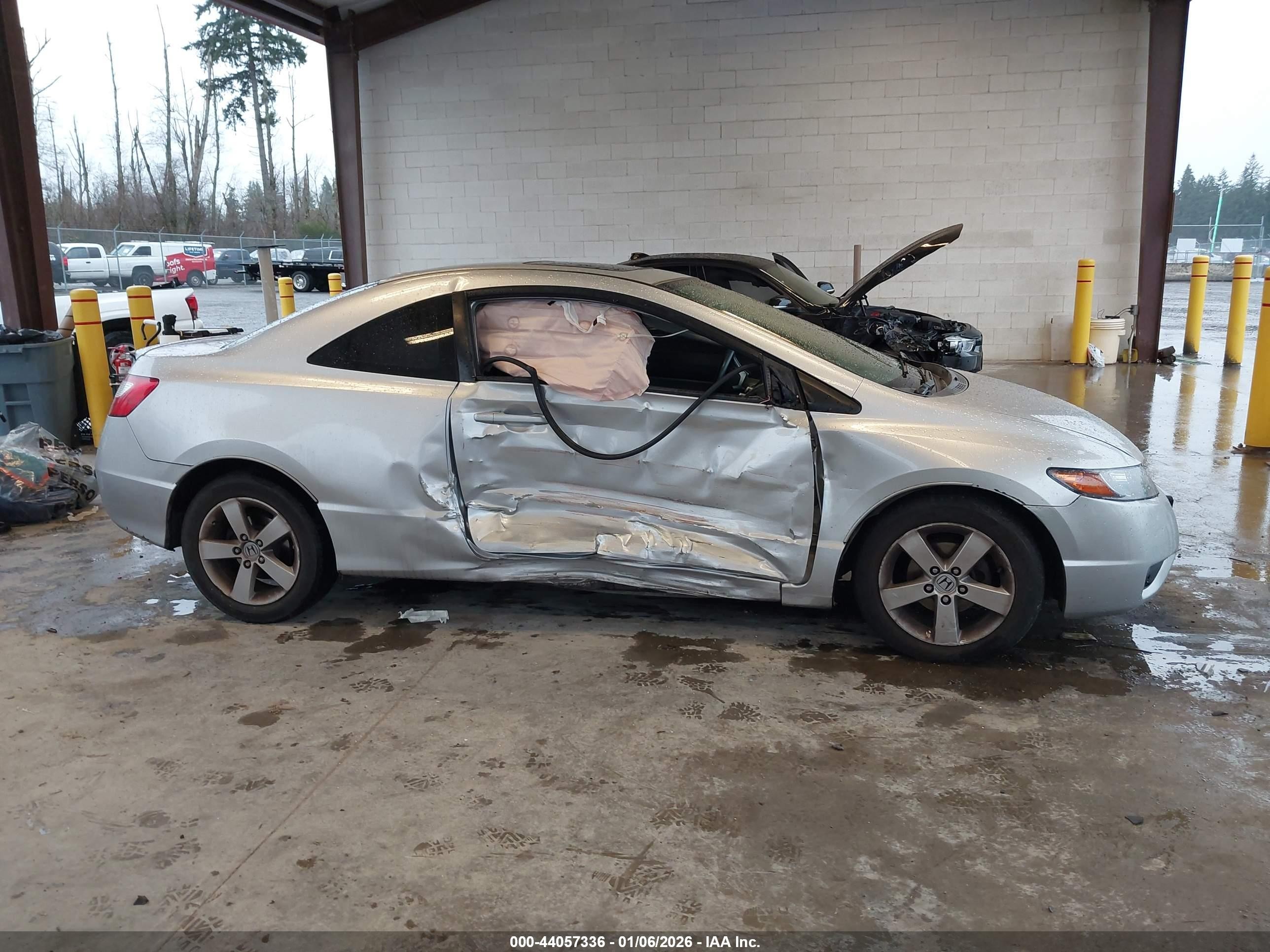 2008 Honda Civic Ex Silver vin: 2HGFG12828H560917