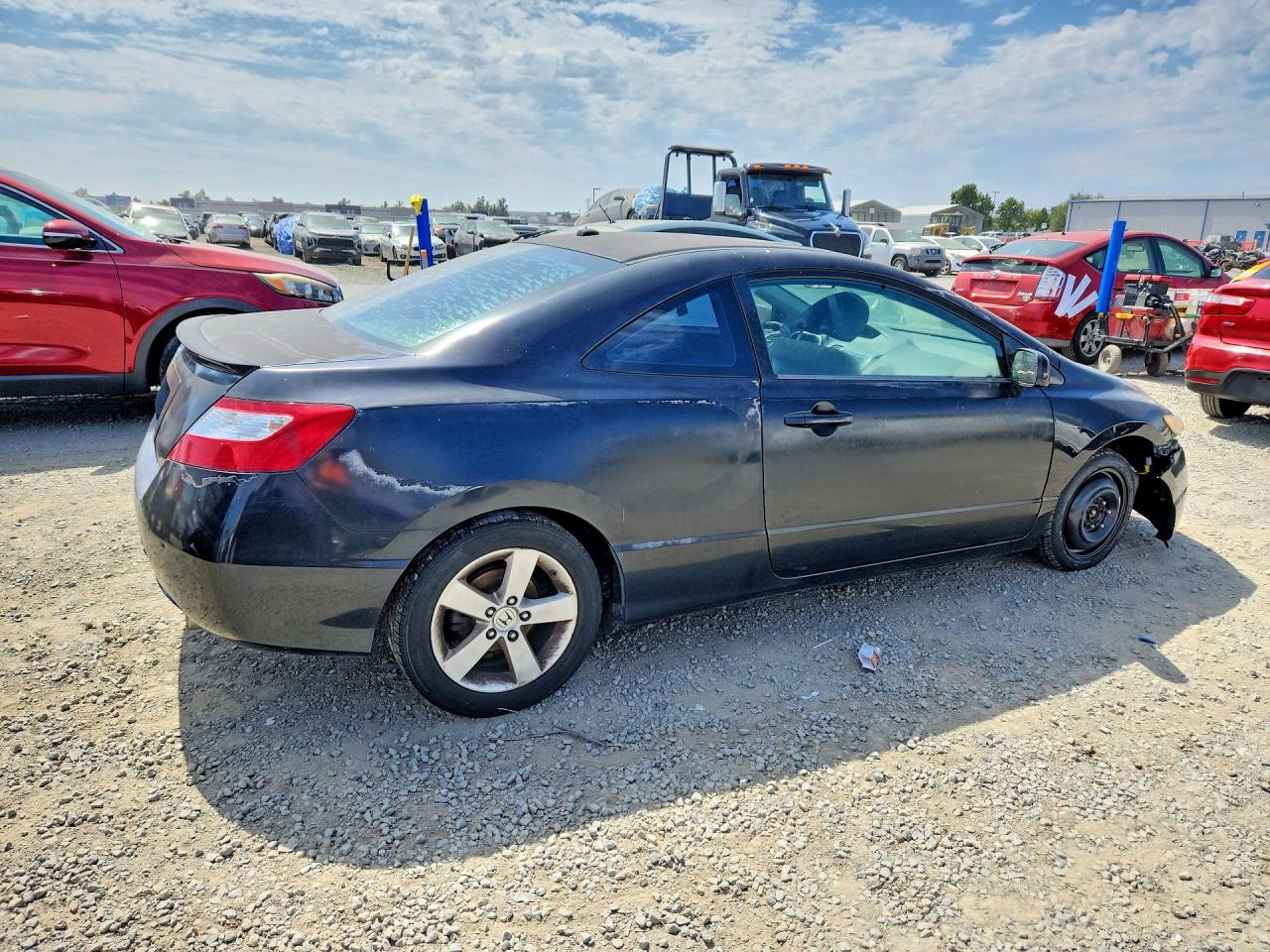 2008 Honda Civic Ex Black vin: 2HGFG12828H570105