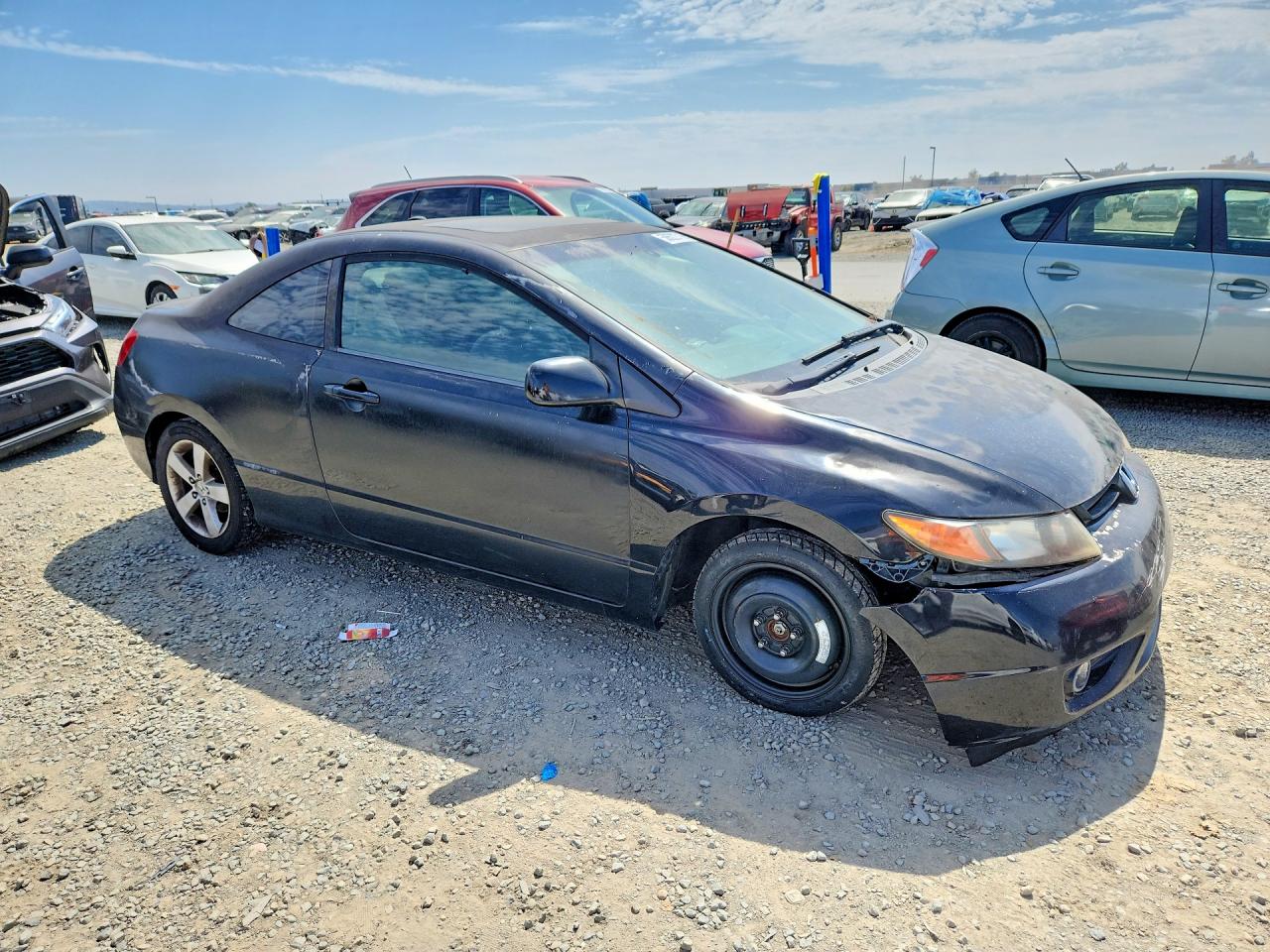 2008 Honda Civic Ex Black vin: 2HGFG12828H570105