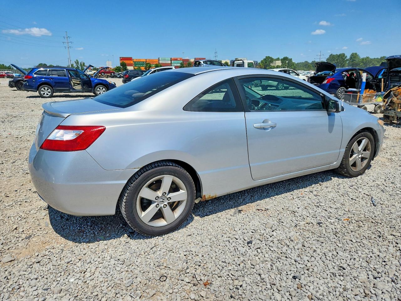 2008 Honda Civic Ex Silver vin: 2HGFG12828H573389