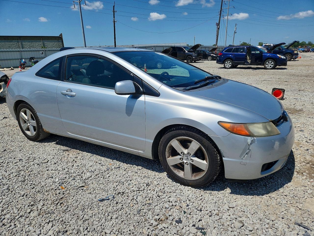 2008 Honda Civic Ex Silver vin: 2HGFG12828H573389