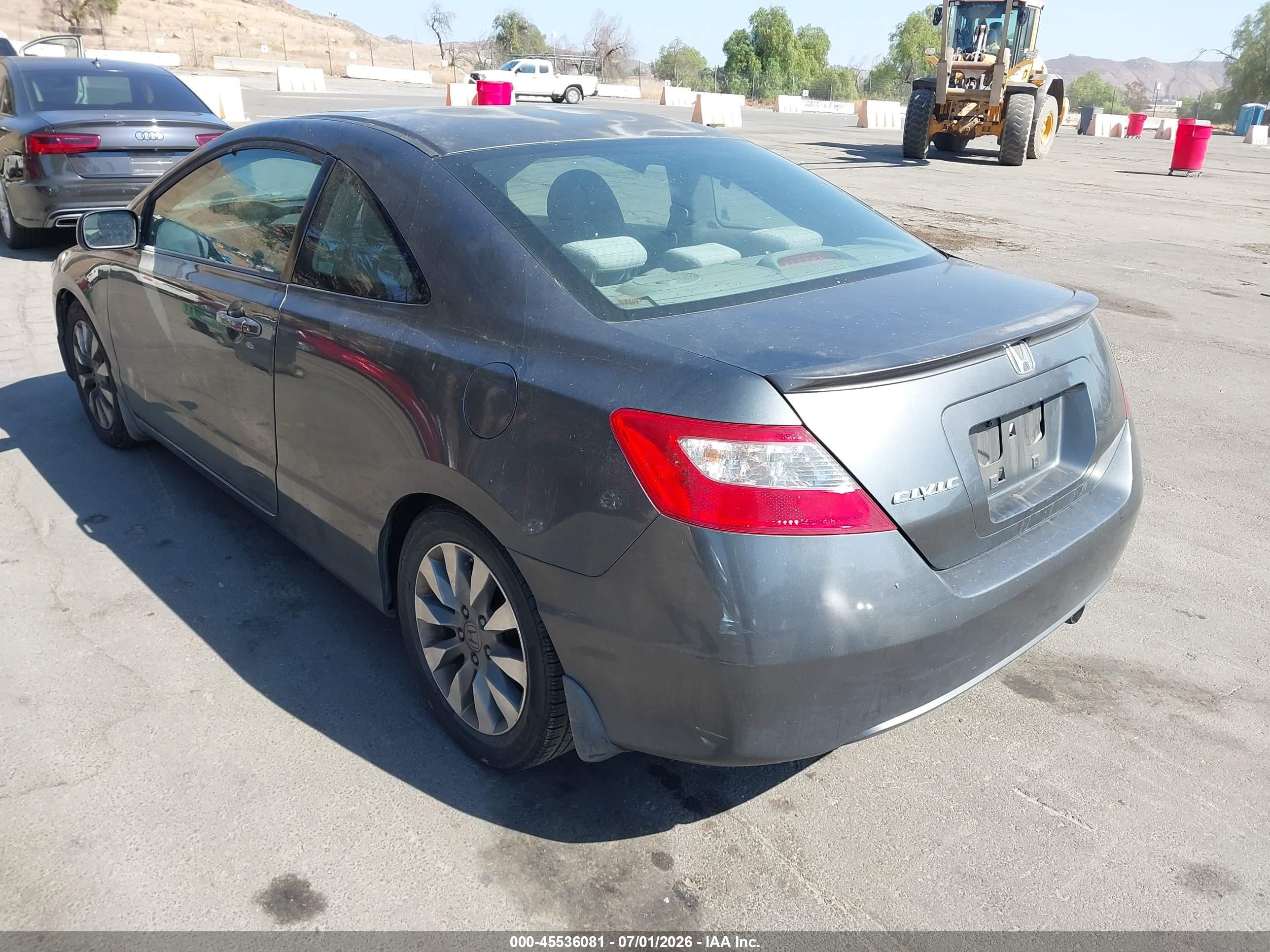 2009 Honda Civic Ex Gray vin: 2HGFG12829H525358