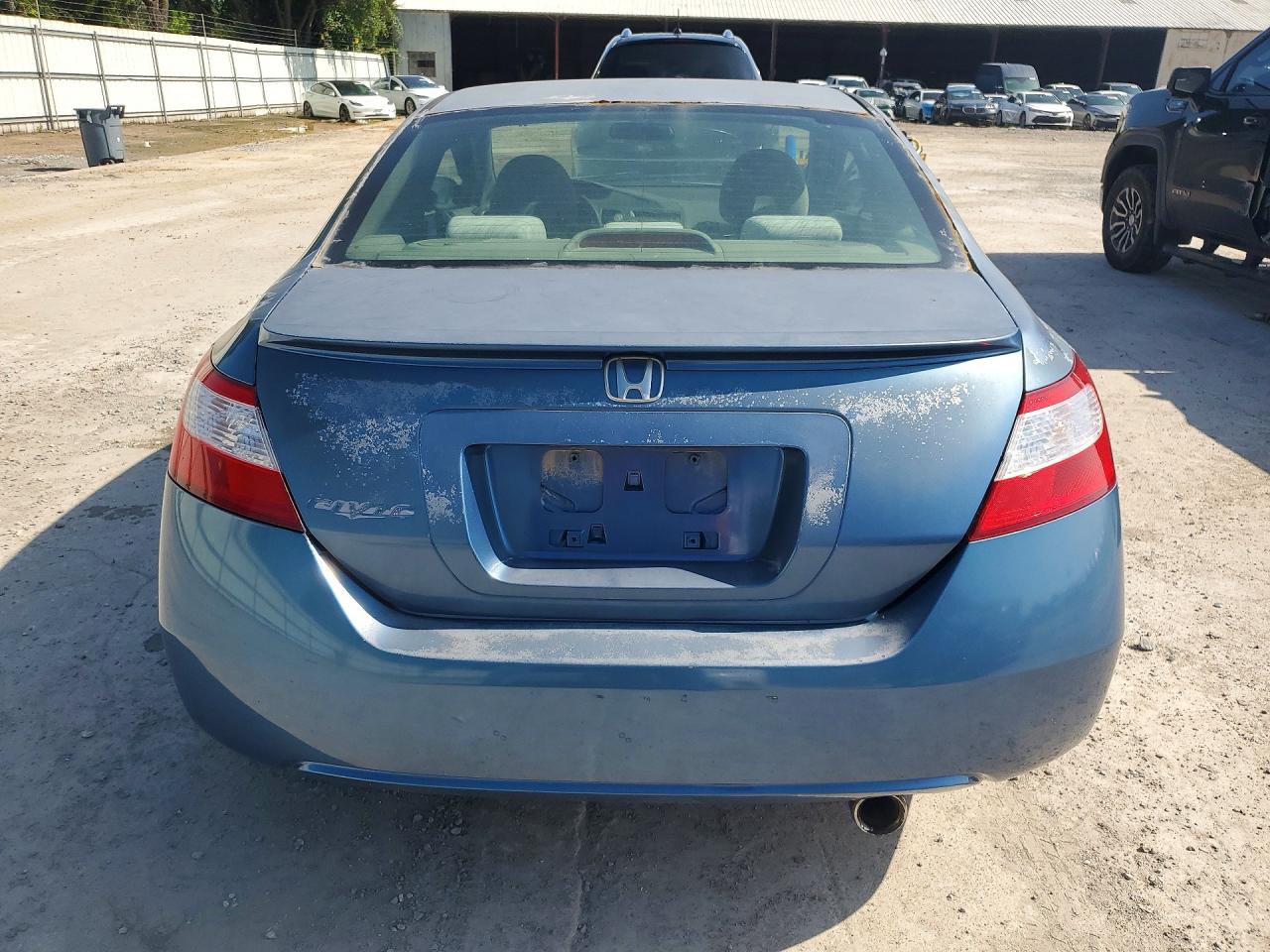 2006 Honda Civic Ex Blue vin: 2HGFG12836H522268