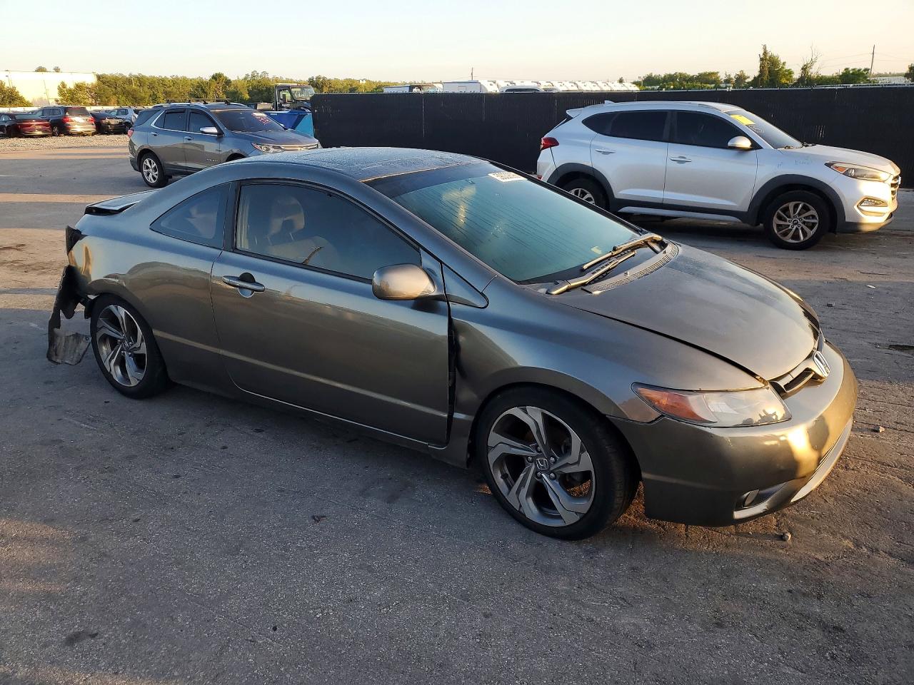 2006 Honda Civic Ex Gray vin: 2HGFG12836H546179