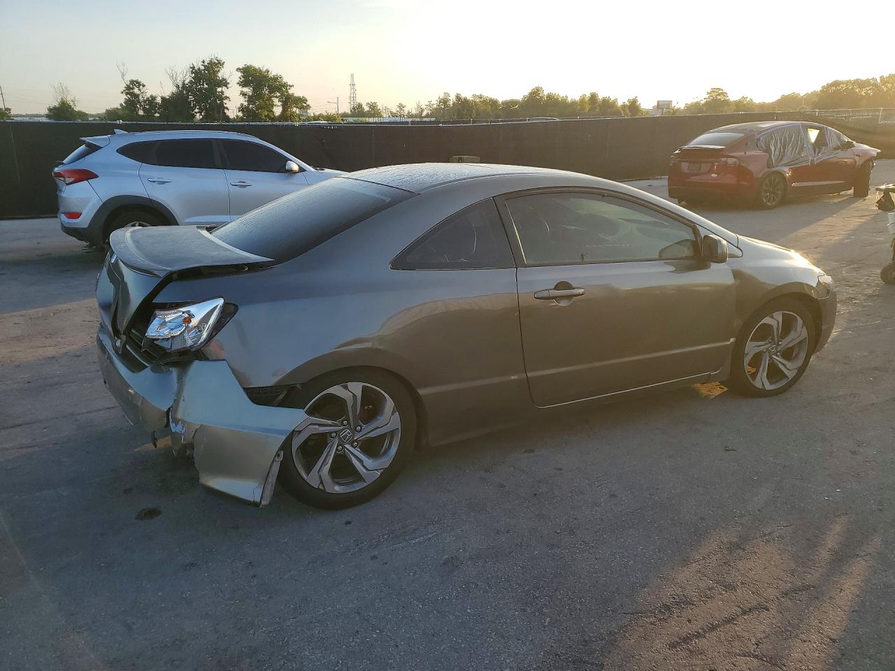 2006 Honda Civic Ex Gray vin: 2HGFG12836H546179
