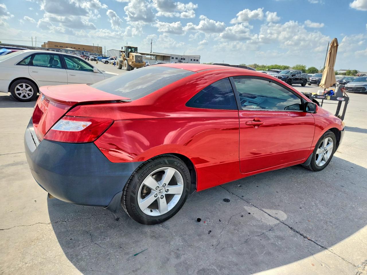 2006 Honda Civic Ex Red vin: 2HGFG12836H548014