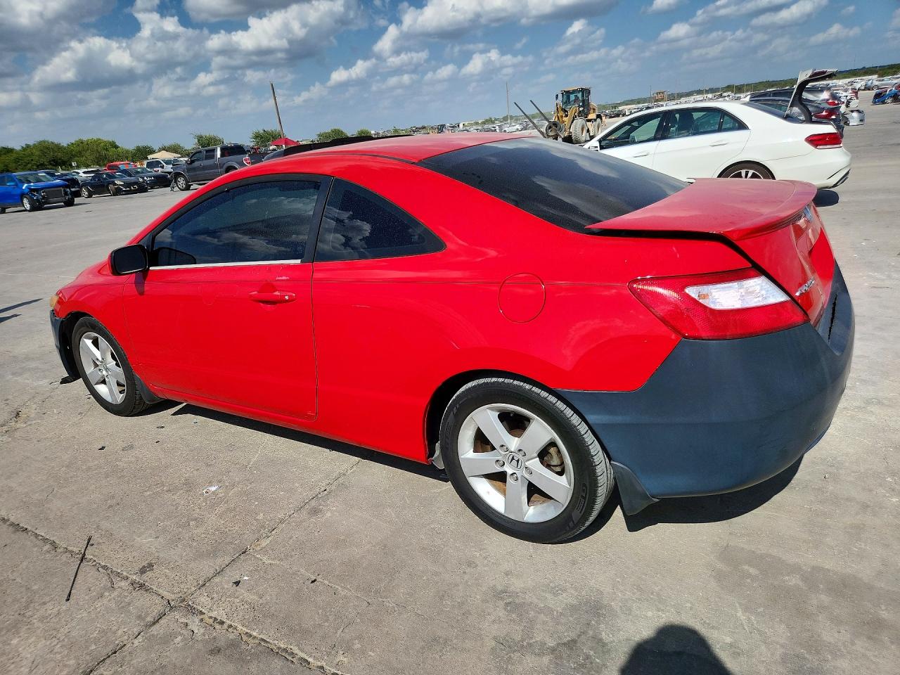 2006 Honda Civic Ex Red vin: 2HGFG12836H548014