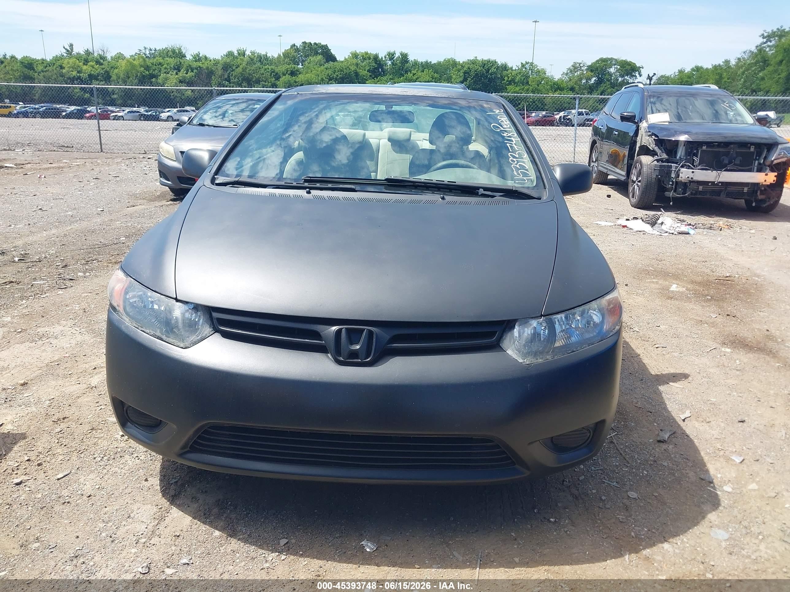 2006 Honda Civic Ex Black vin: 2HGFG12836H563340