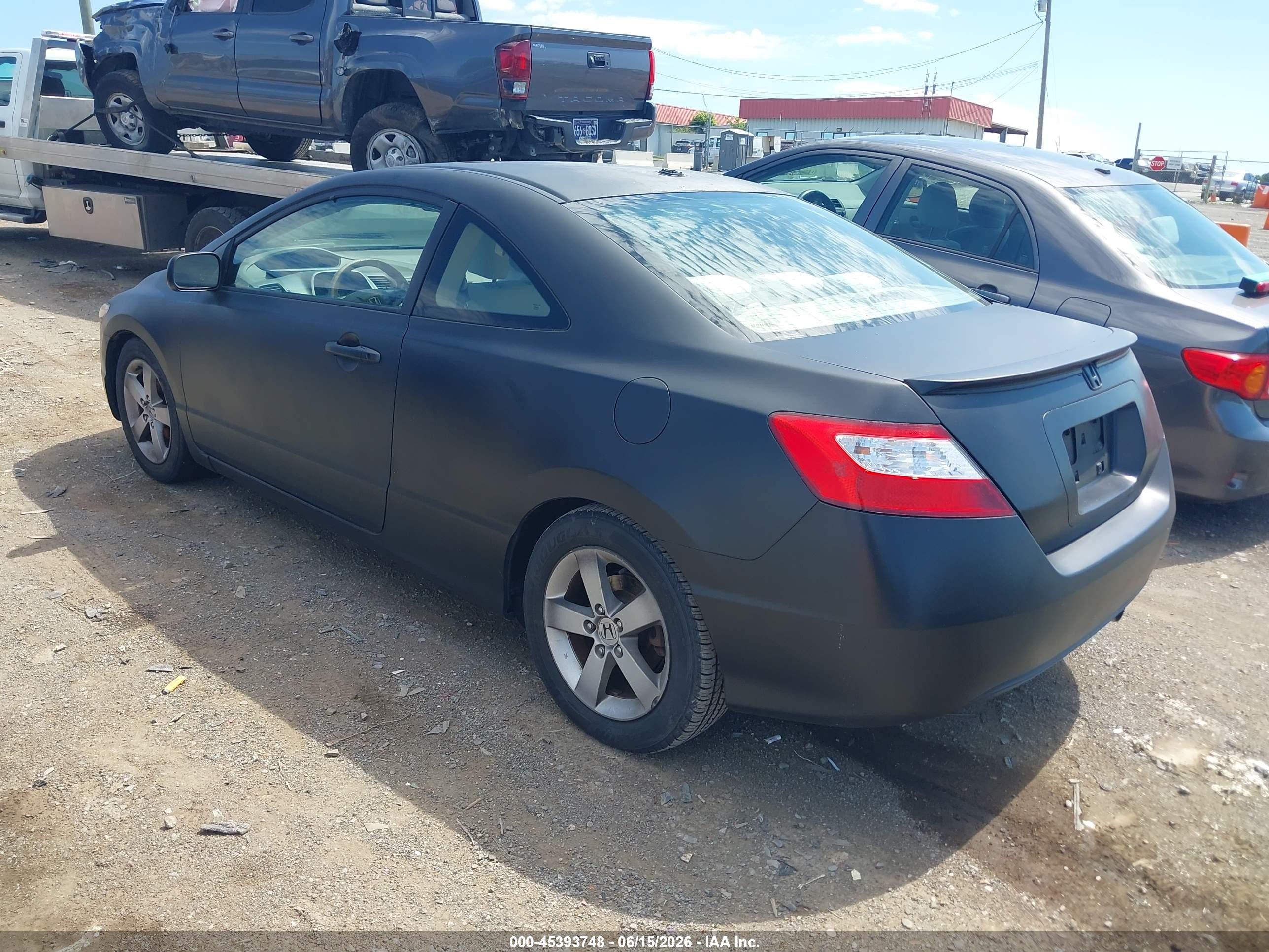 2006 Honda Civic Ex Black vin: 2HGFG12836H563340