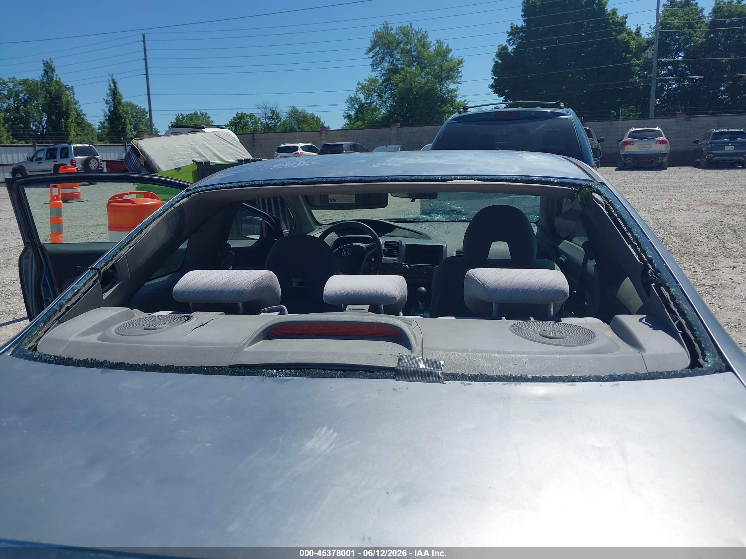 2007 Honda Civic Ex Blue vin: 2HGFG12837H518531