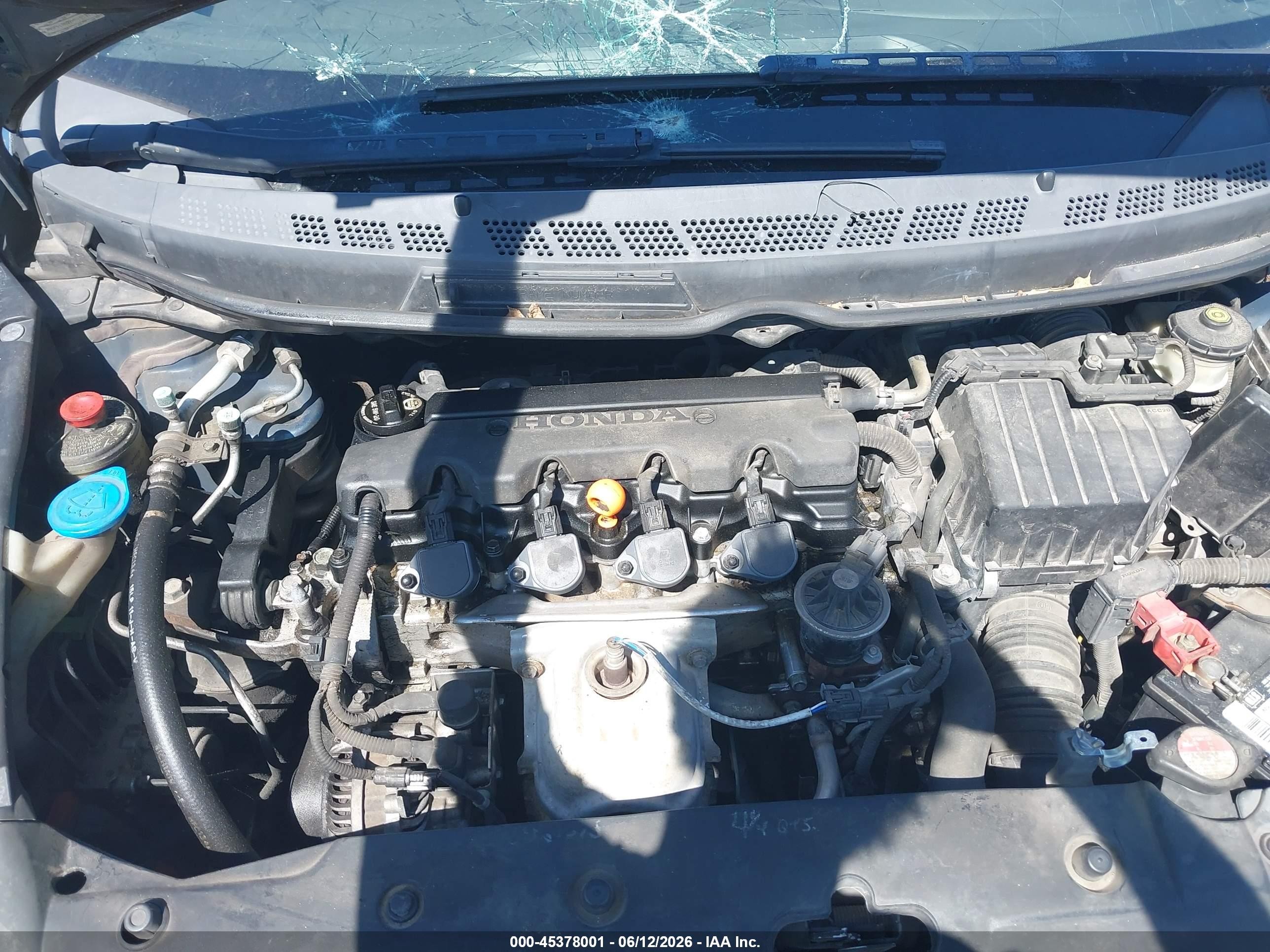 2007 Honda Civic Ex Blue vin: 2HGFG12837H518531