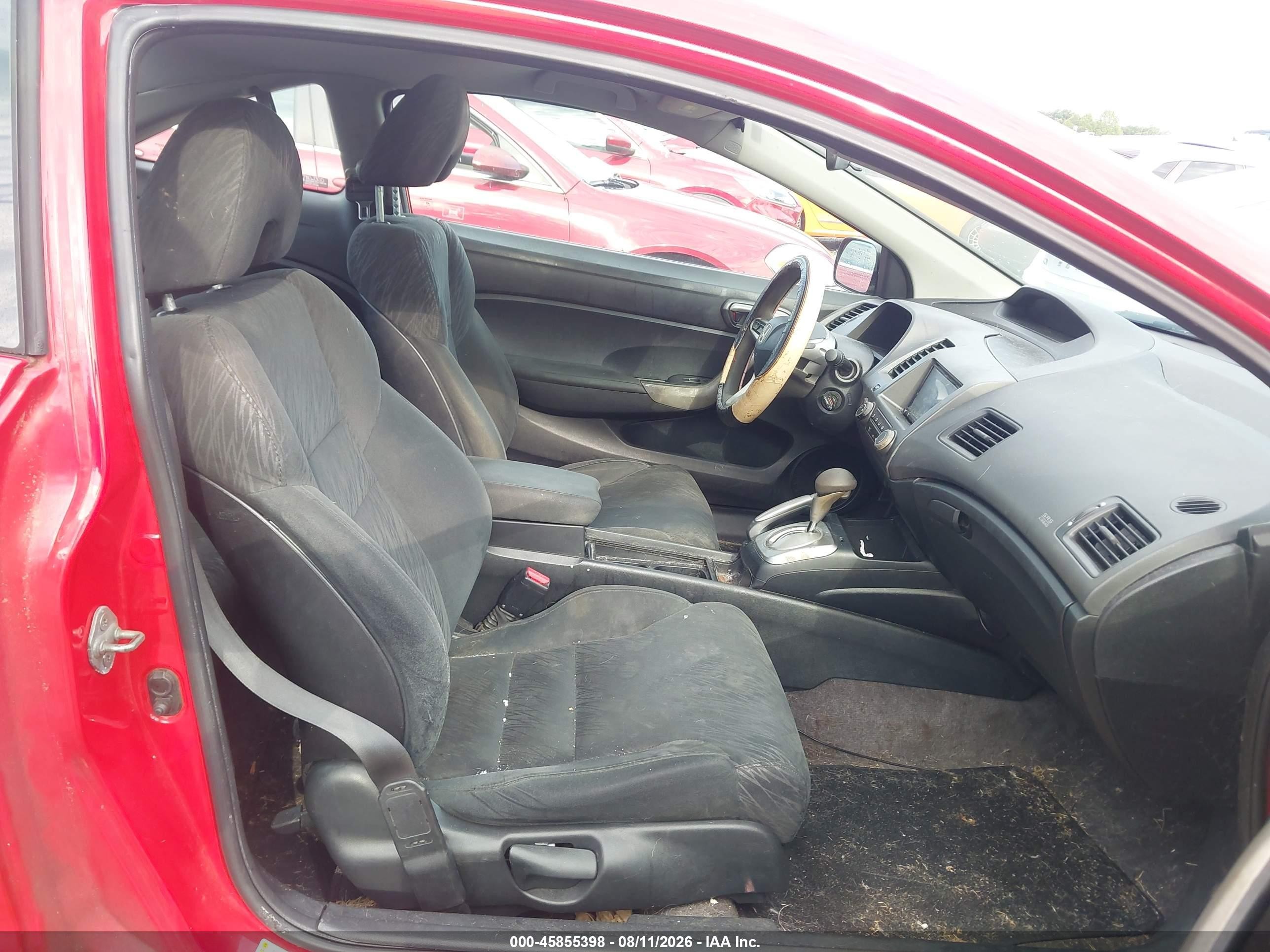 2007 Honda Civic Ex Red vin: 2HGFG12837H536284