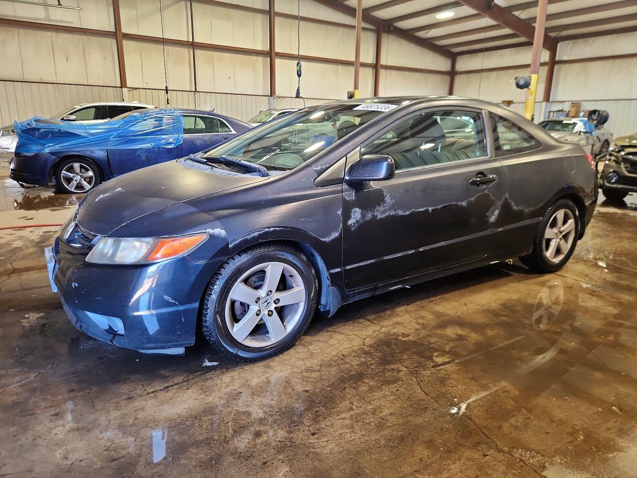 2007 Honda Civic Ex Black vin: 2HGFG12837H569673