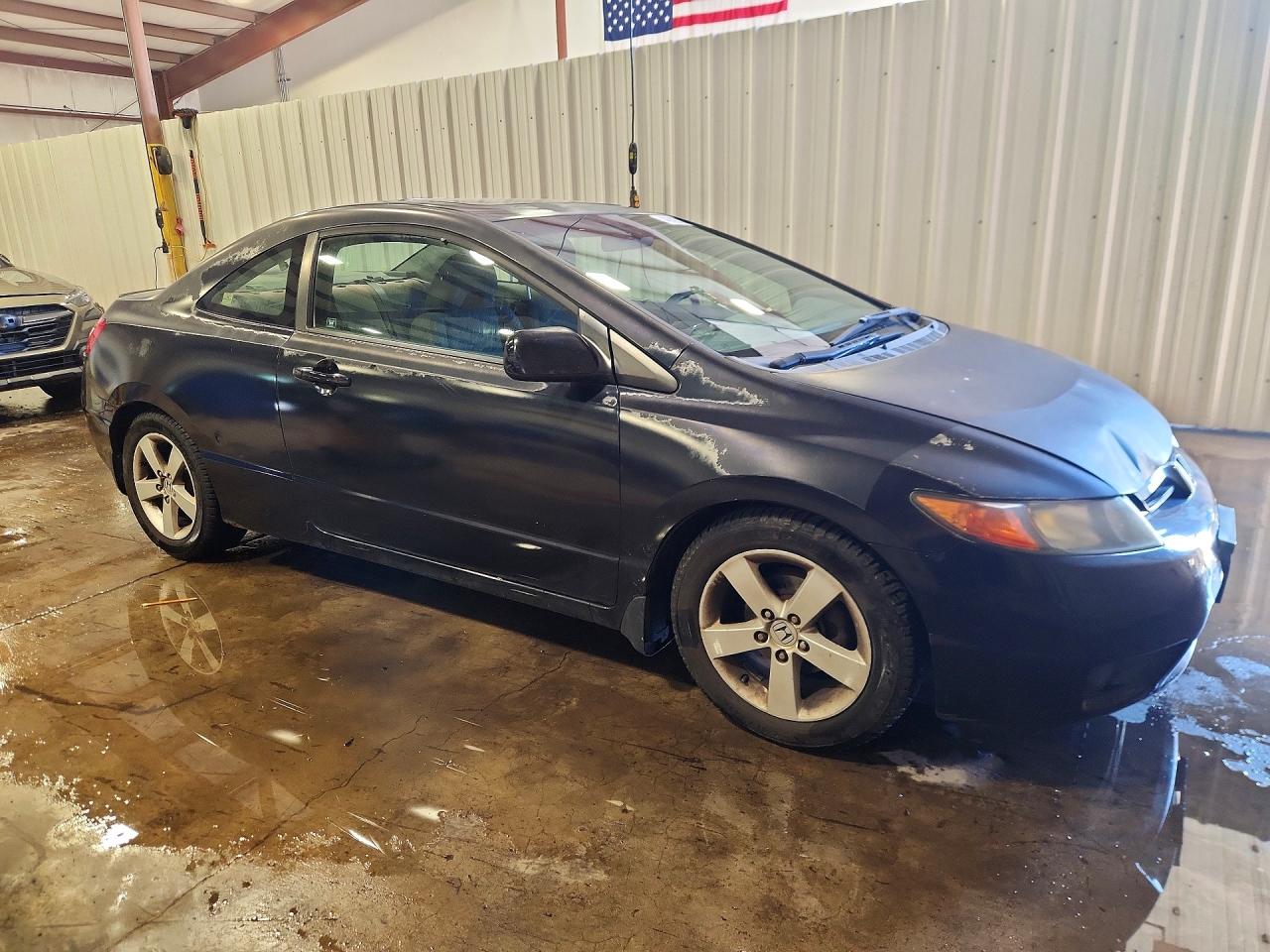 2007 Honda Civic Ex Black vin: 2HGFG12837H569673