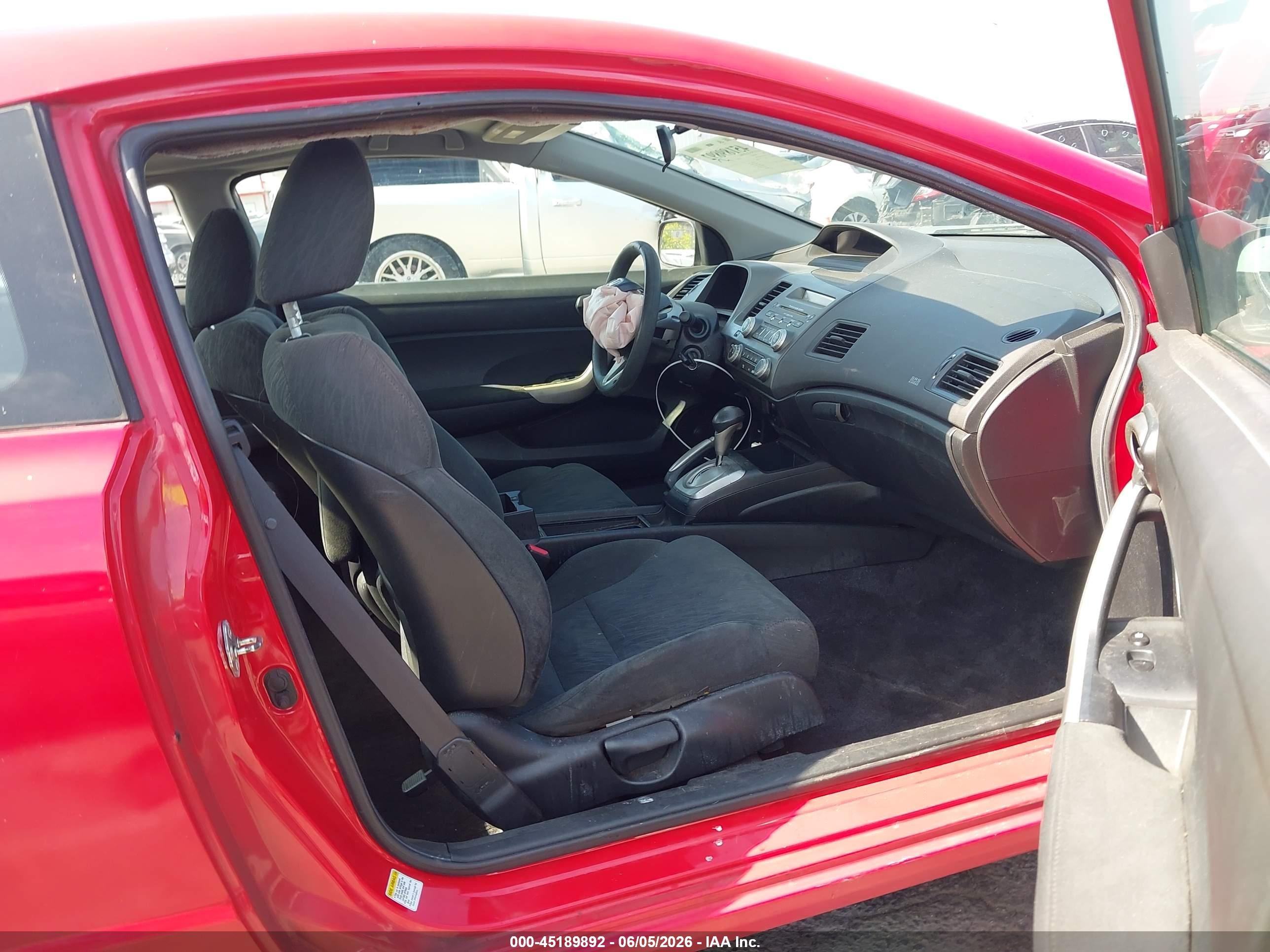 2007 Honda Civic Ex Red vin: 2HGFG12837H569902