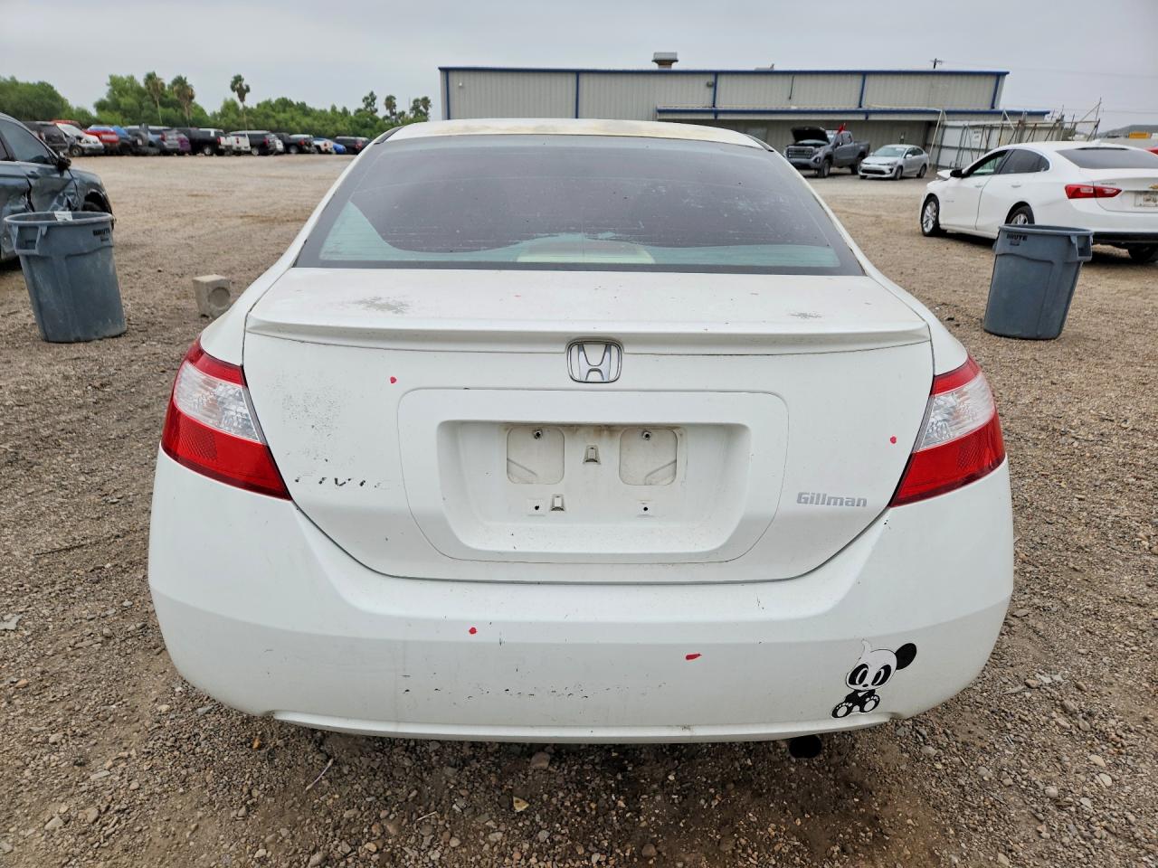 2007 Honda Civic Ex White vin: 2HGFG12837H577305