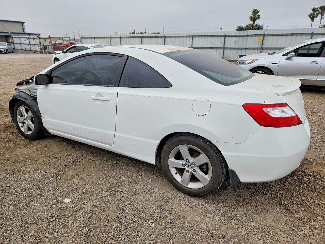 2007 Honda Civic Ex White vin: 2HGFG12837H577305