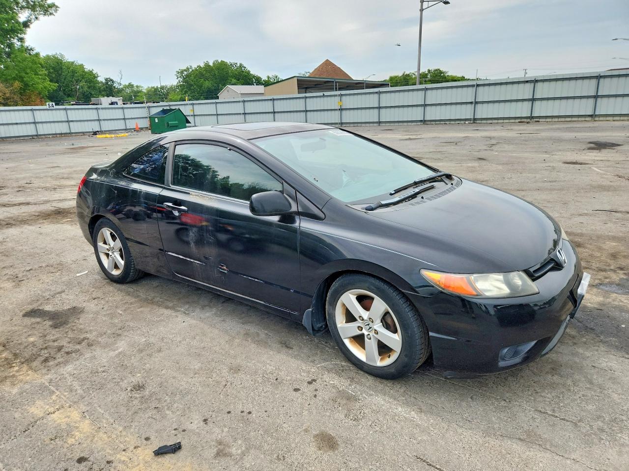 2007 Honda Civic Ex Черный vin: 2HGFG12837H577420