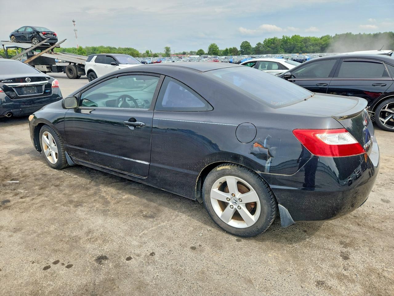 2007 Honda Civic Ex Черный vin: 2HGFG12837H577420