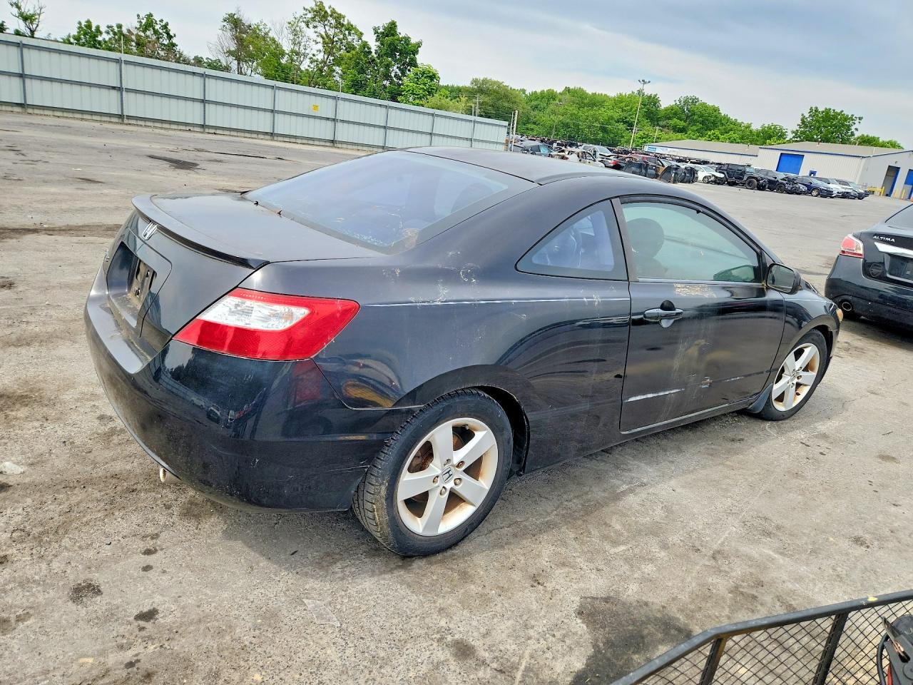2007 Honda Civic Ex Черный vin: 2HGFG12837H577420