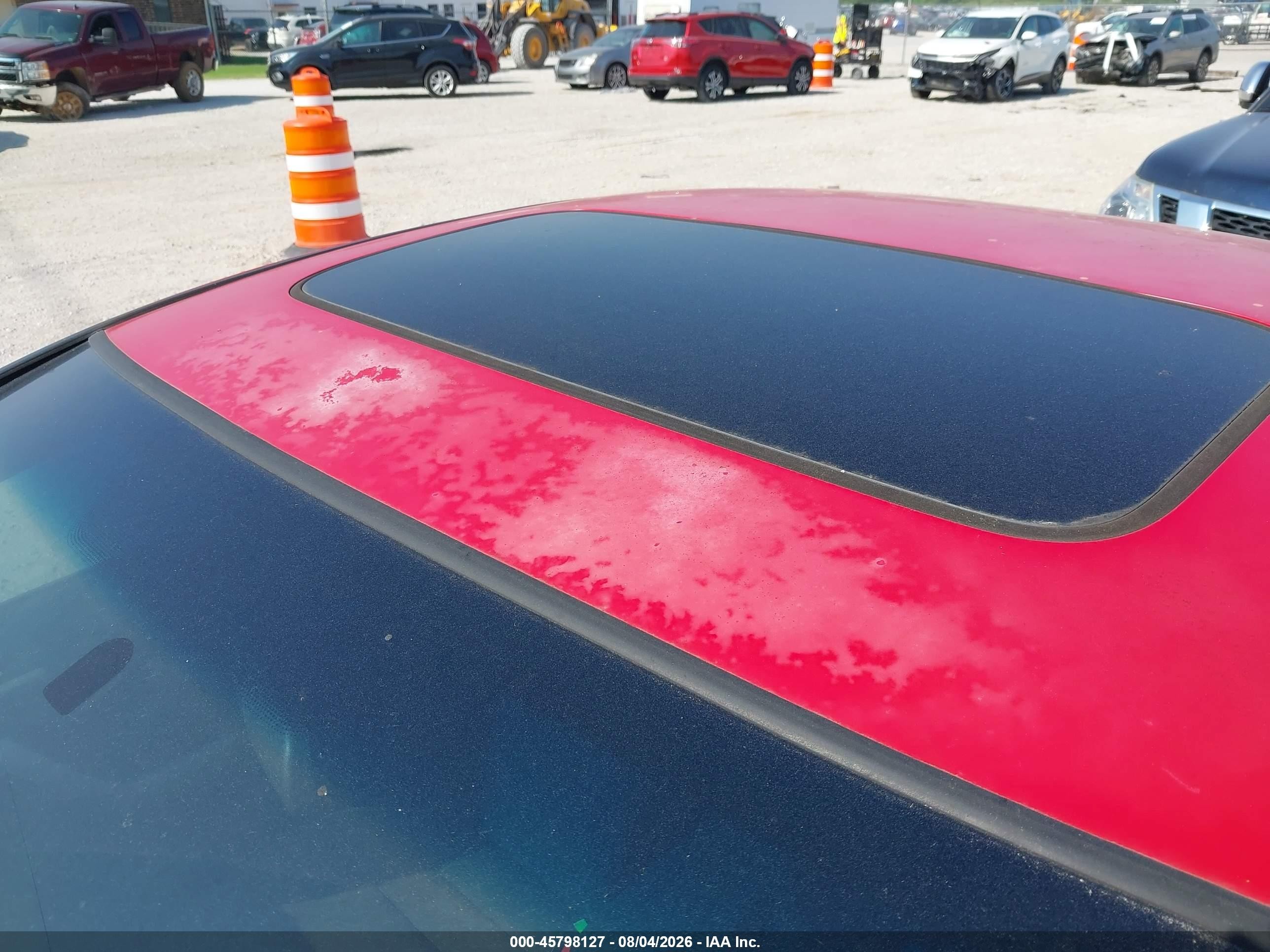 2008 Honda Civic Ex Red vin: 2HGFG12838H501617
