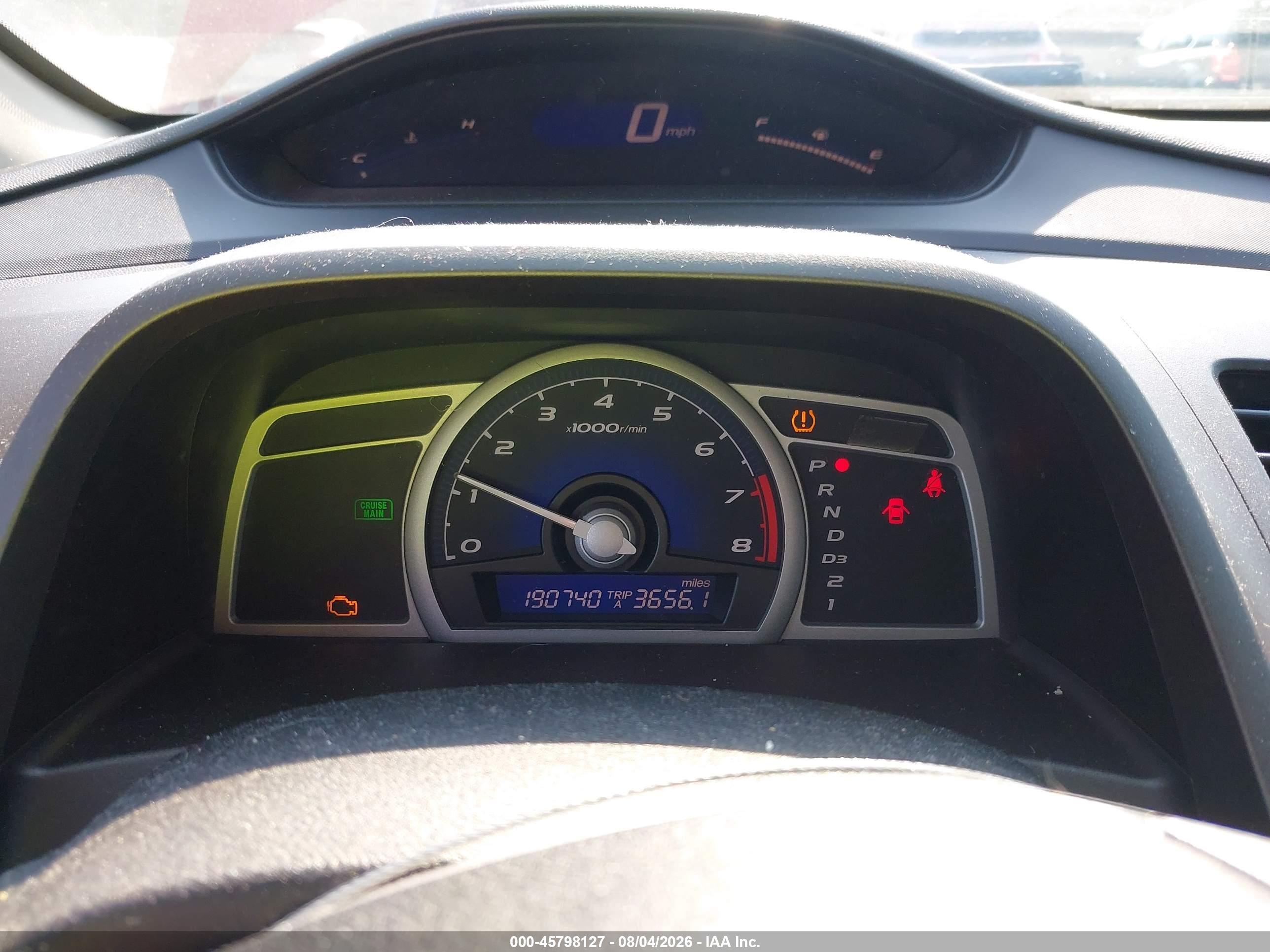 2008 Honda Civic Ex Red vin: 2HGFG12838H501617