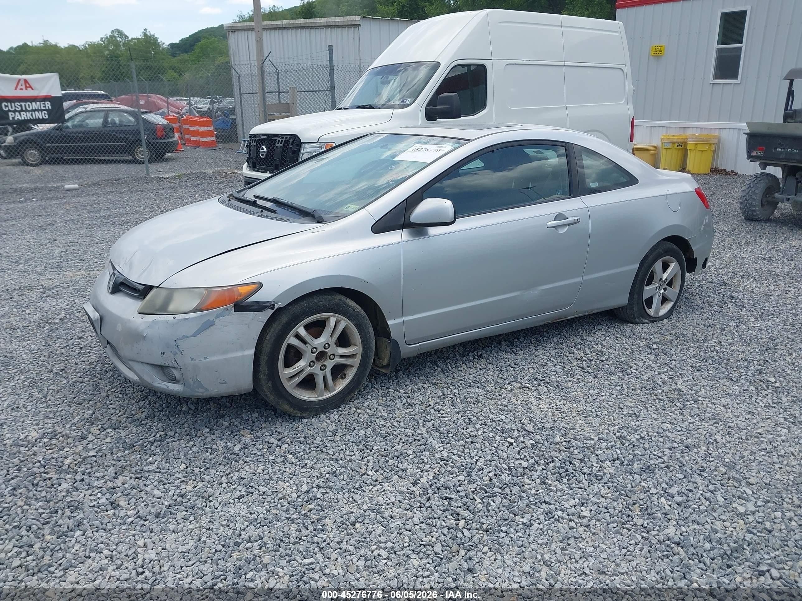 2008 Honda Civic Ex Silver vin: 2HGFG12838H542104