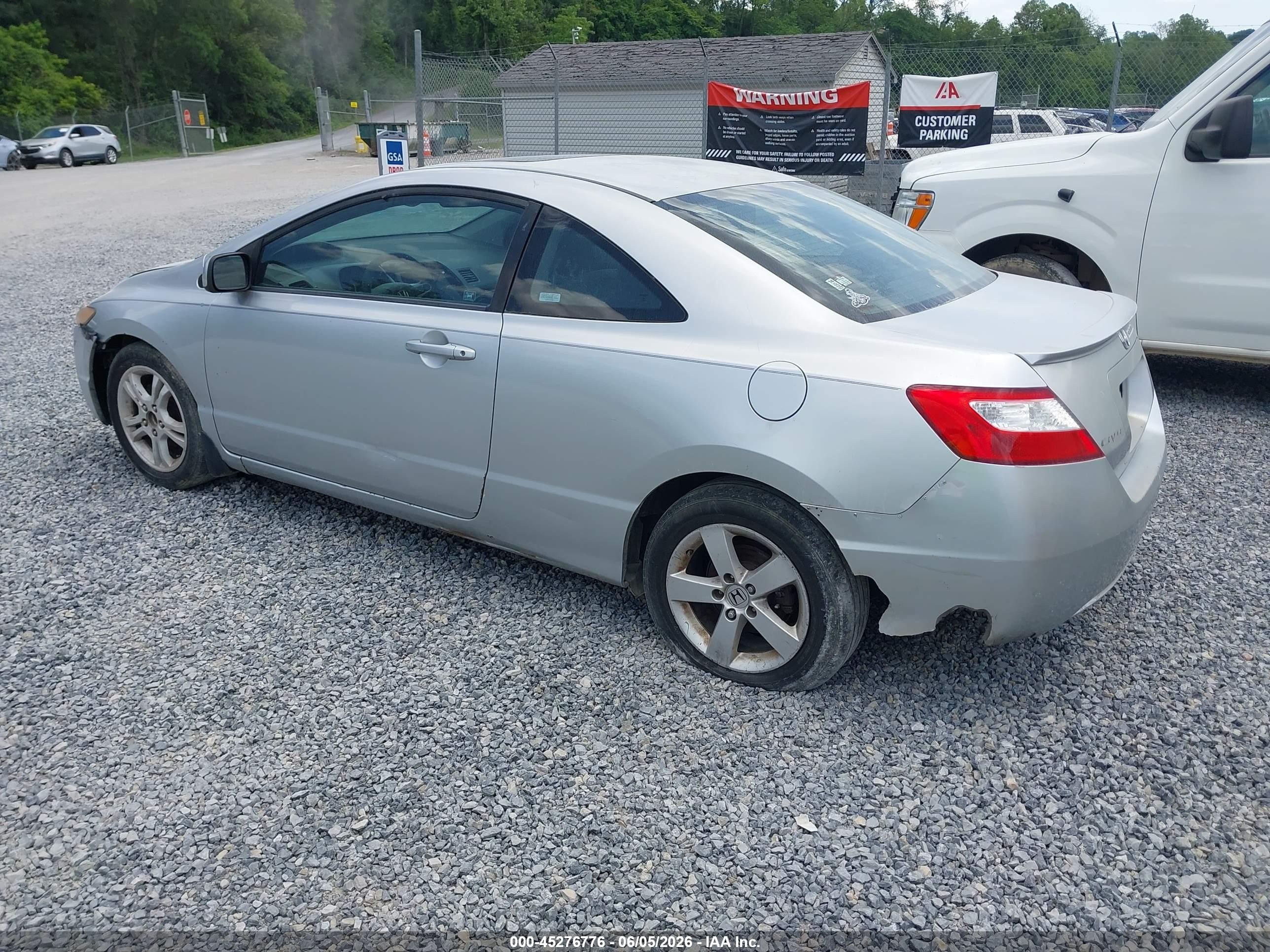 2008 Honda Civic Ex Silver vin: 2HGFG12838H542104
