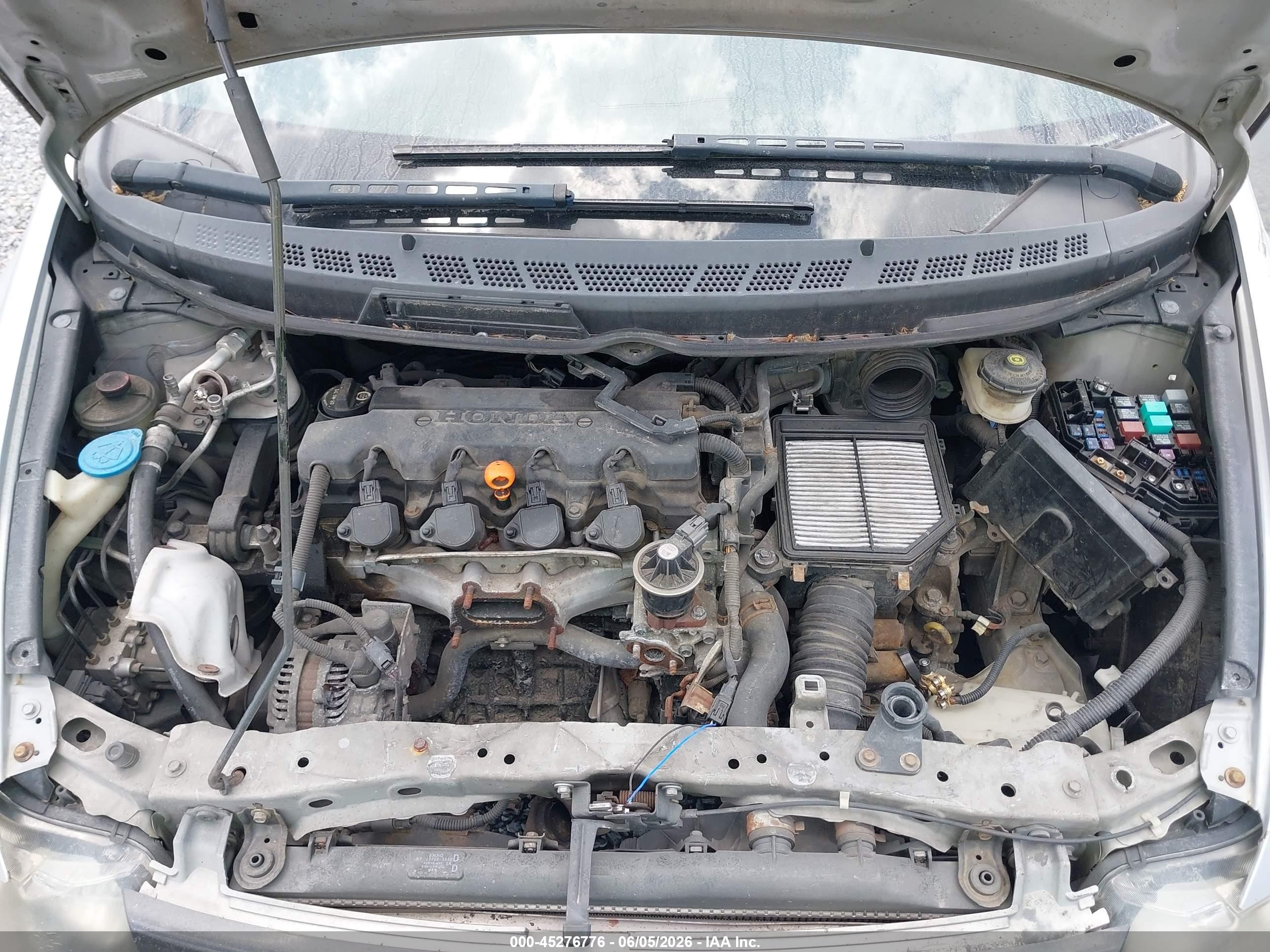 2008 Honda Civic Ex Silver vin: 2HGFG12838H542104
