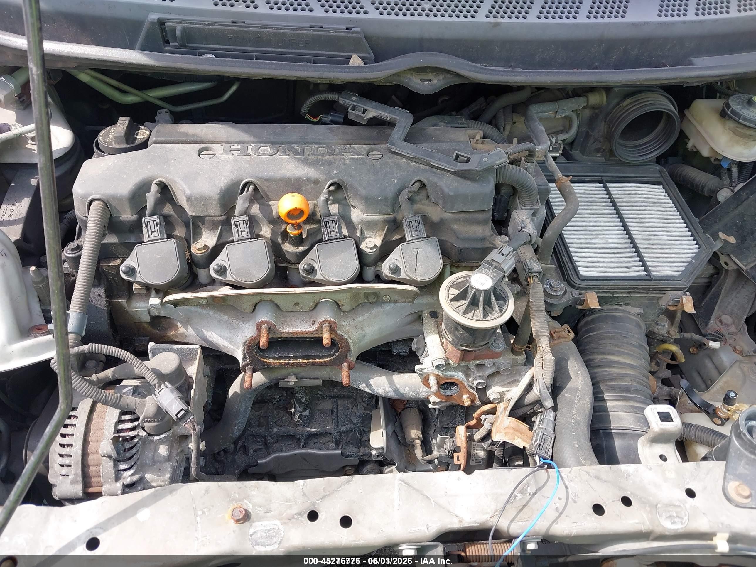 2008 Honda Civic Ex Silver vin: 2HGFG12838H542104