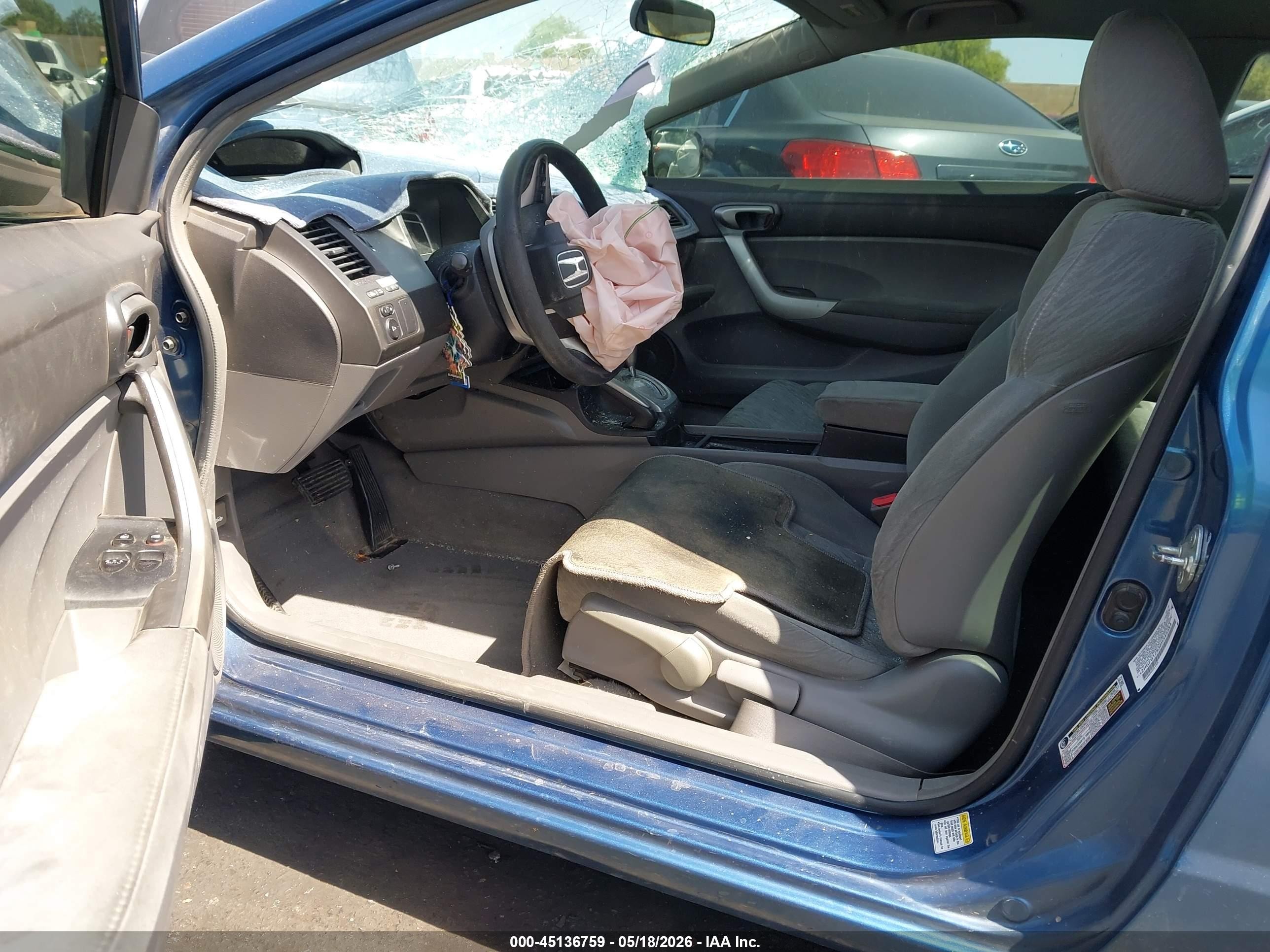 2008 Honda Civic Ex Blue vin: 2HGFG12838H545584