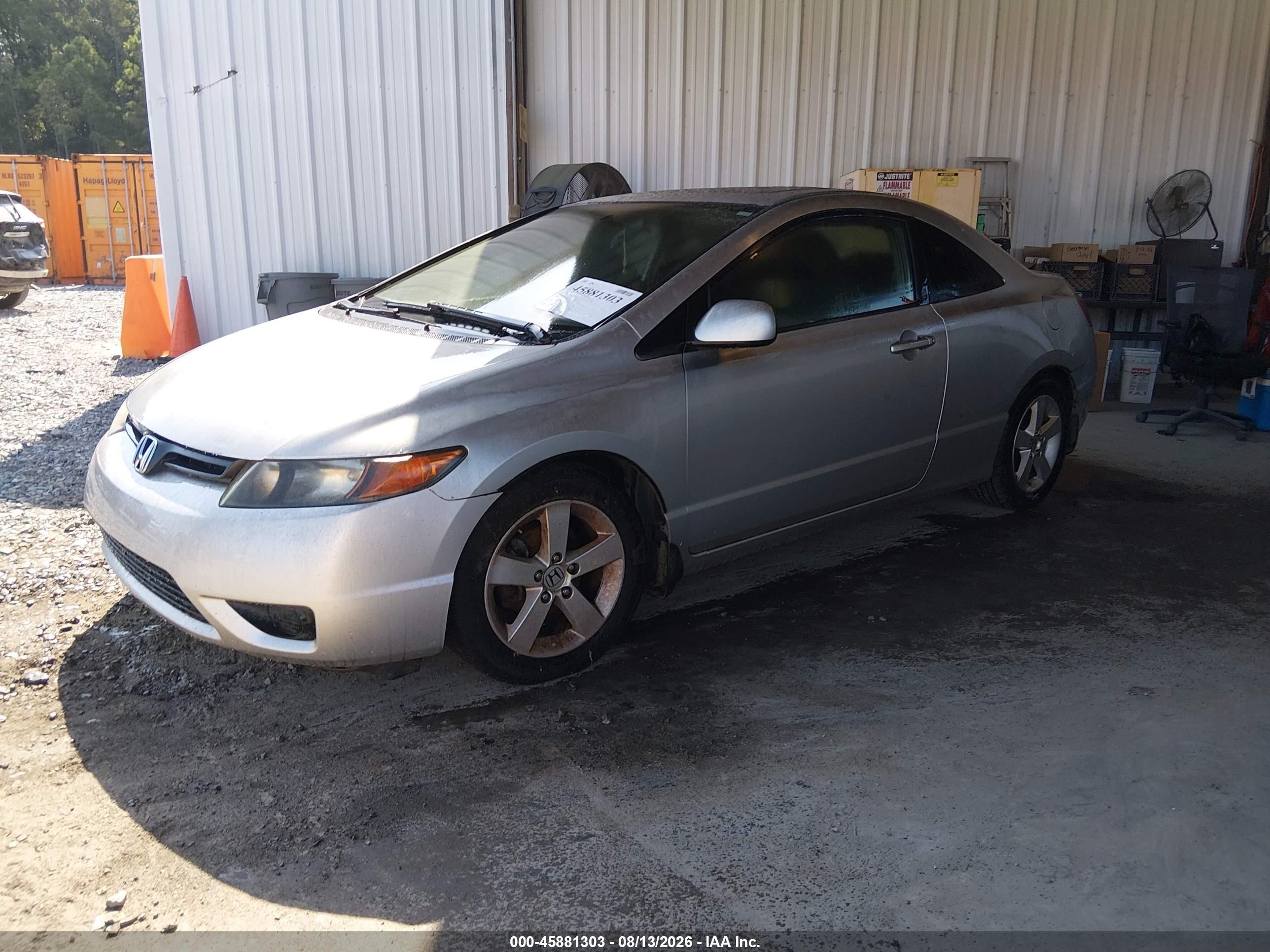 2008 Honda Civic Ex Silver vin: 2HGFG12838H545634