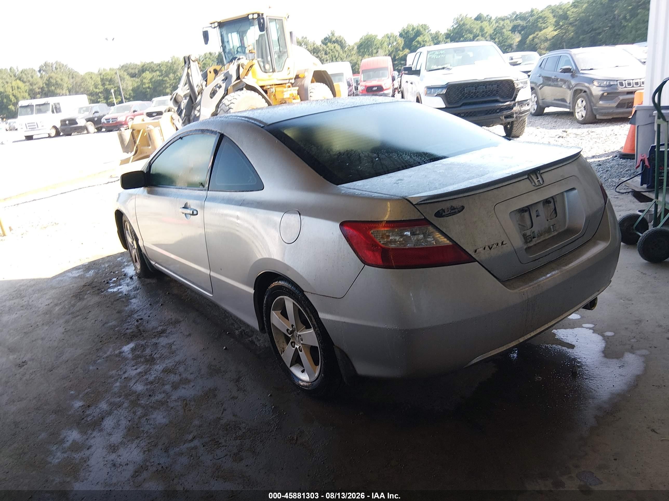 2008 Honda Civic Ex Silver vin: 2HGFG12838H545634