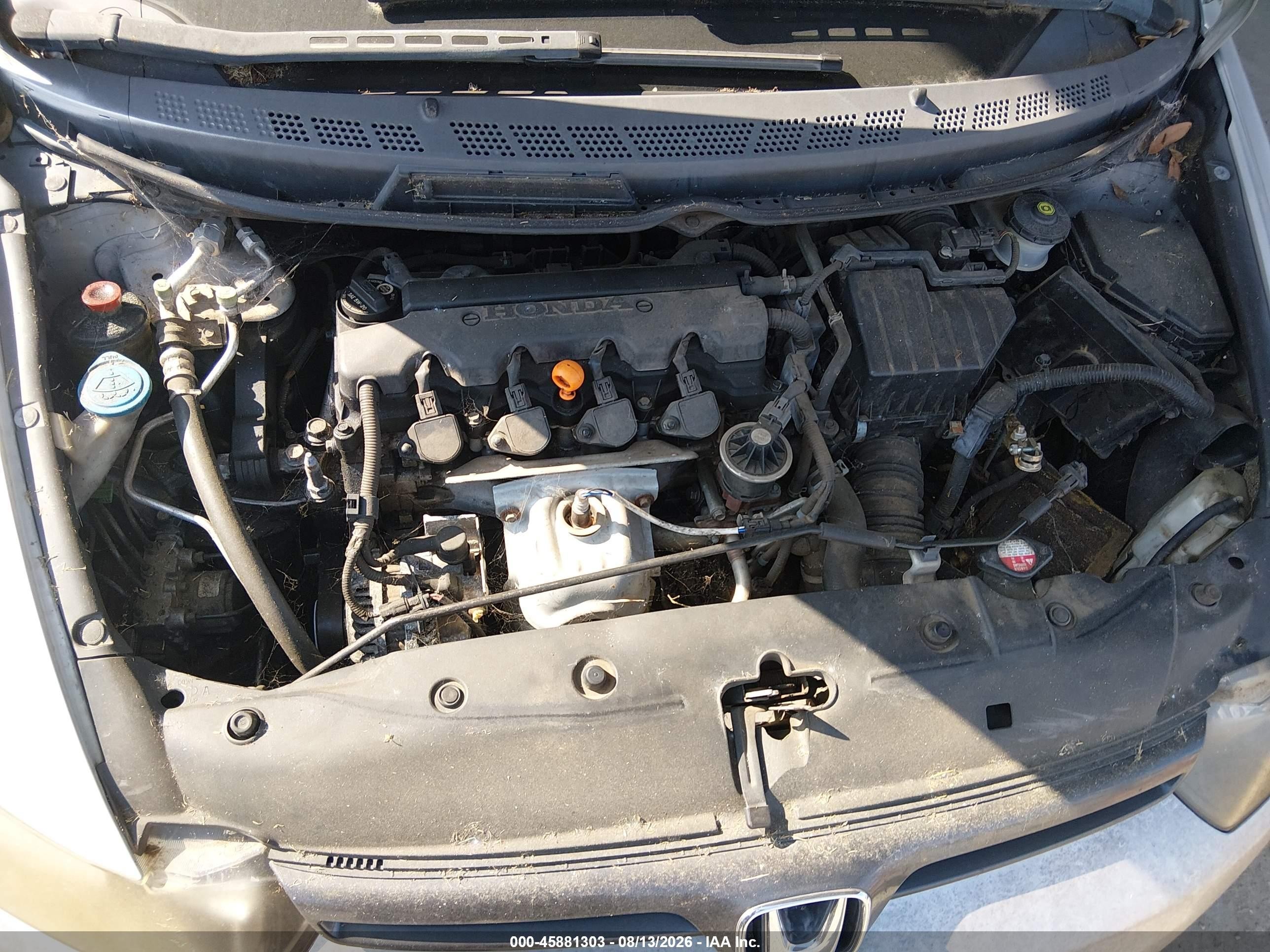 2008 Honda Civic Ex Silver vin: 2HGFG12838H545634