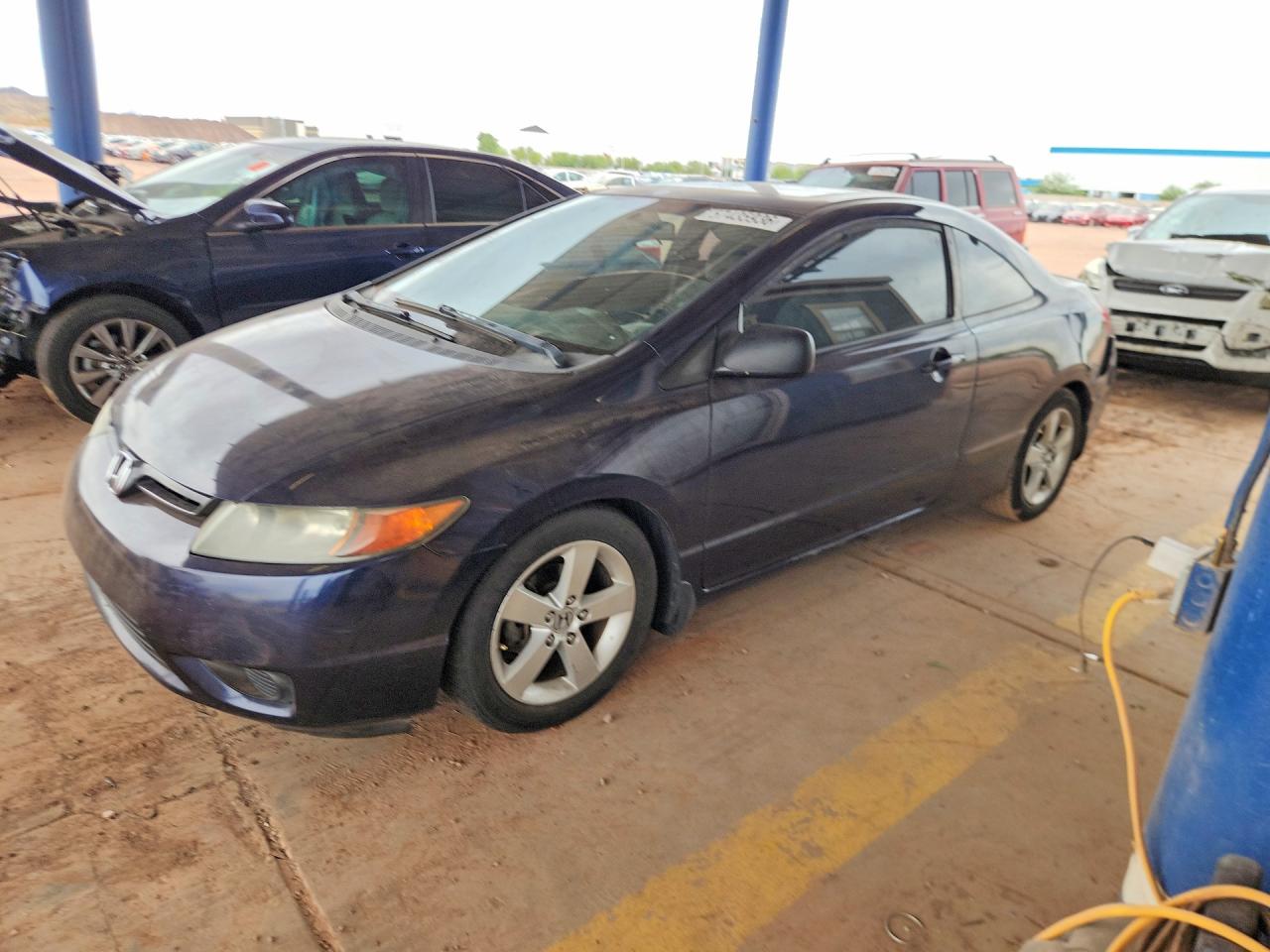 2008 Honda Civic Ex Blue vin: 2HGFG12838H548680