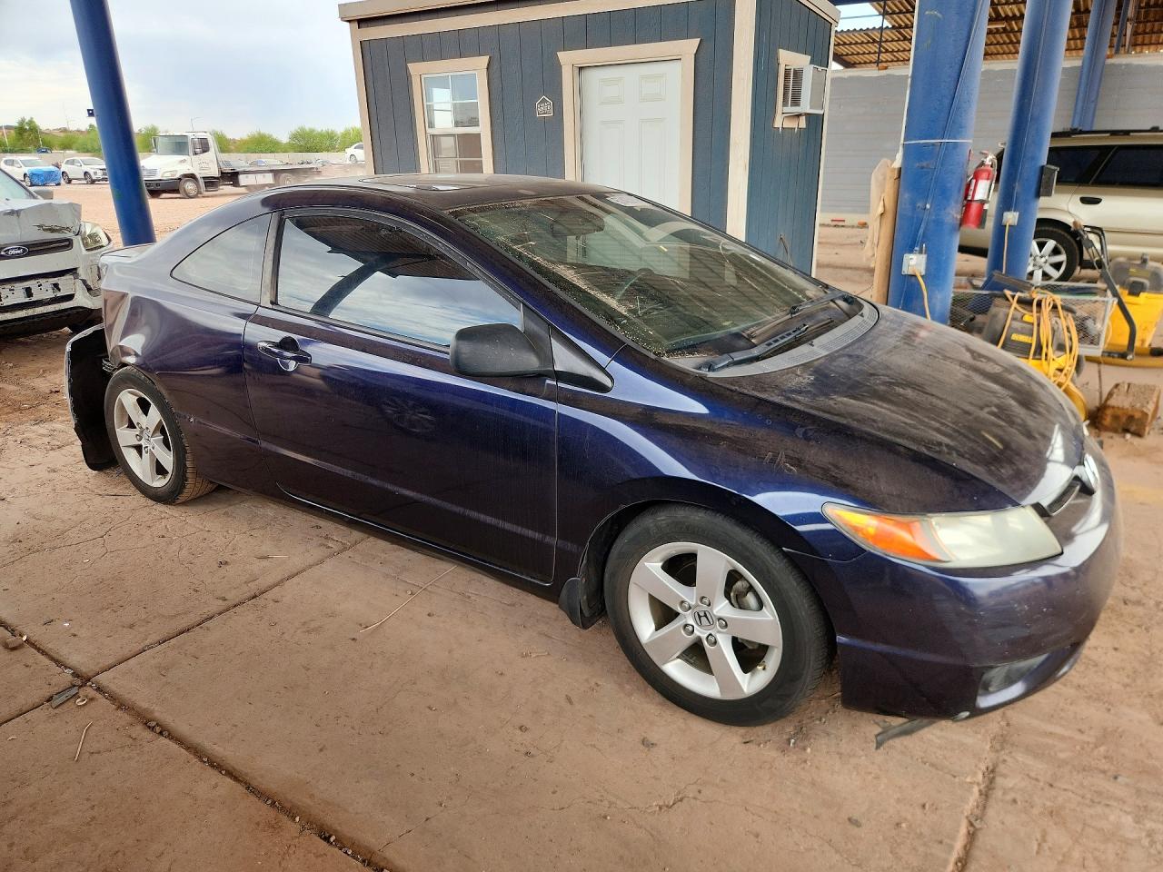 2008 Honda Civic Ex Blue vin: 2HGFG12838H548680