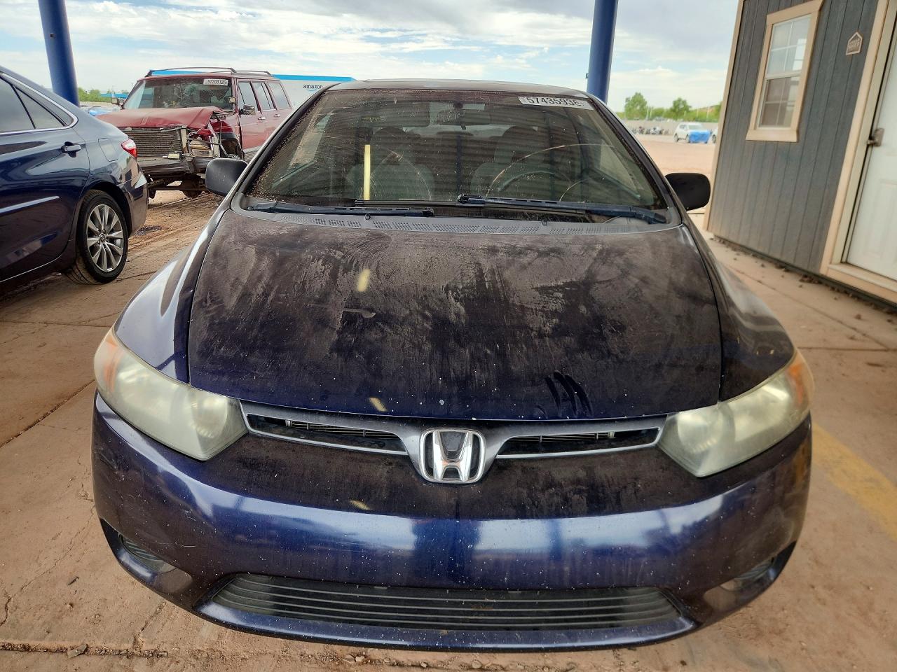 2008 Honda Civic Ex Blue vin: 2HGFG12838H548680