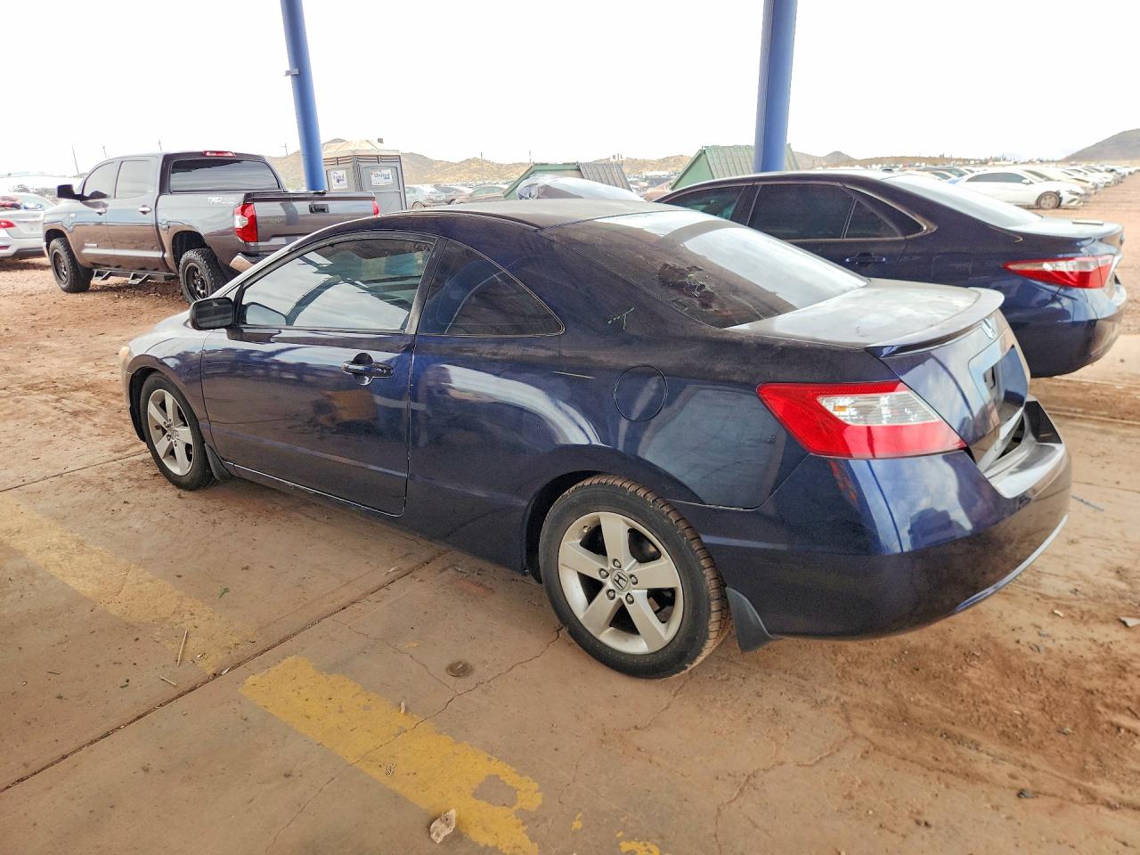 2008 Honda Civic Ex Blue vin: 2HGFG12838H548680