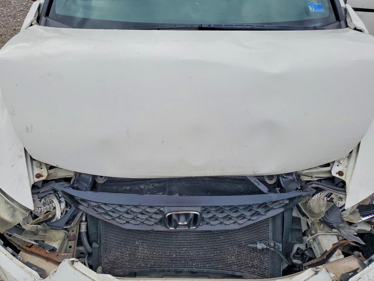 2009 Honda Civic Ex White vin: 2HGFG12839H503823