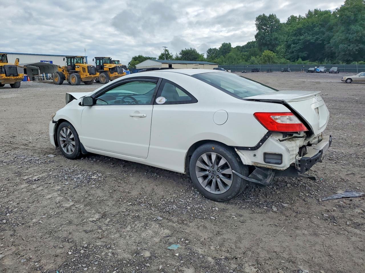 2009 Honda Civic Ex White vin: 2HGFG12839H503823