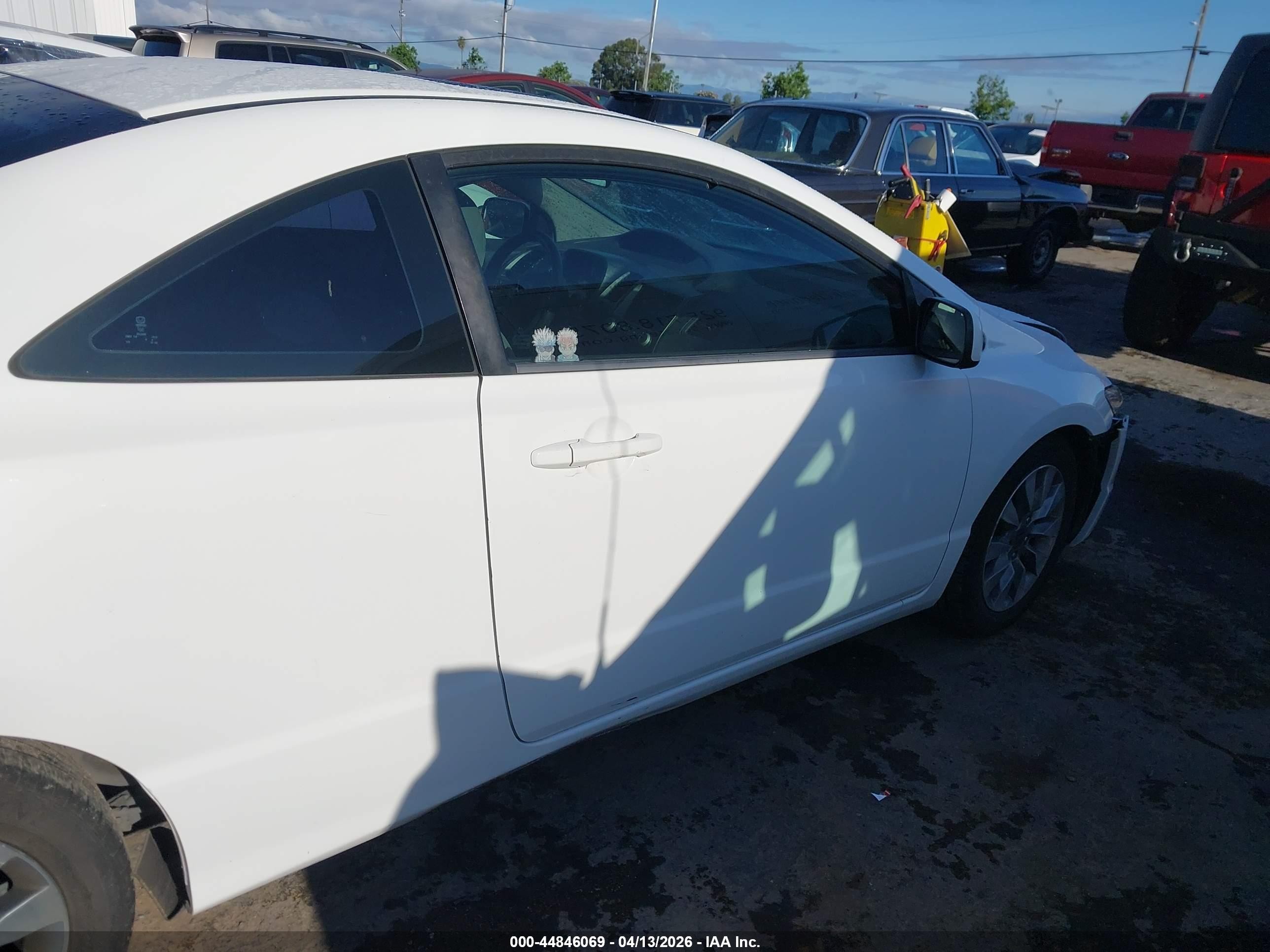 2009 Honda Civic Ex White vin: 2HGFG12839H513171