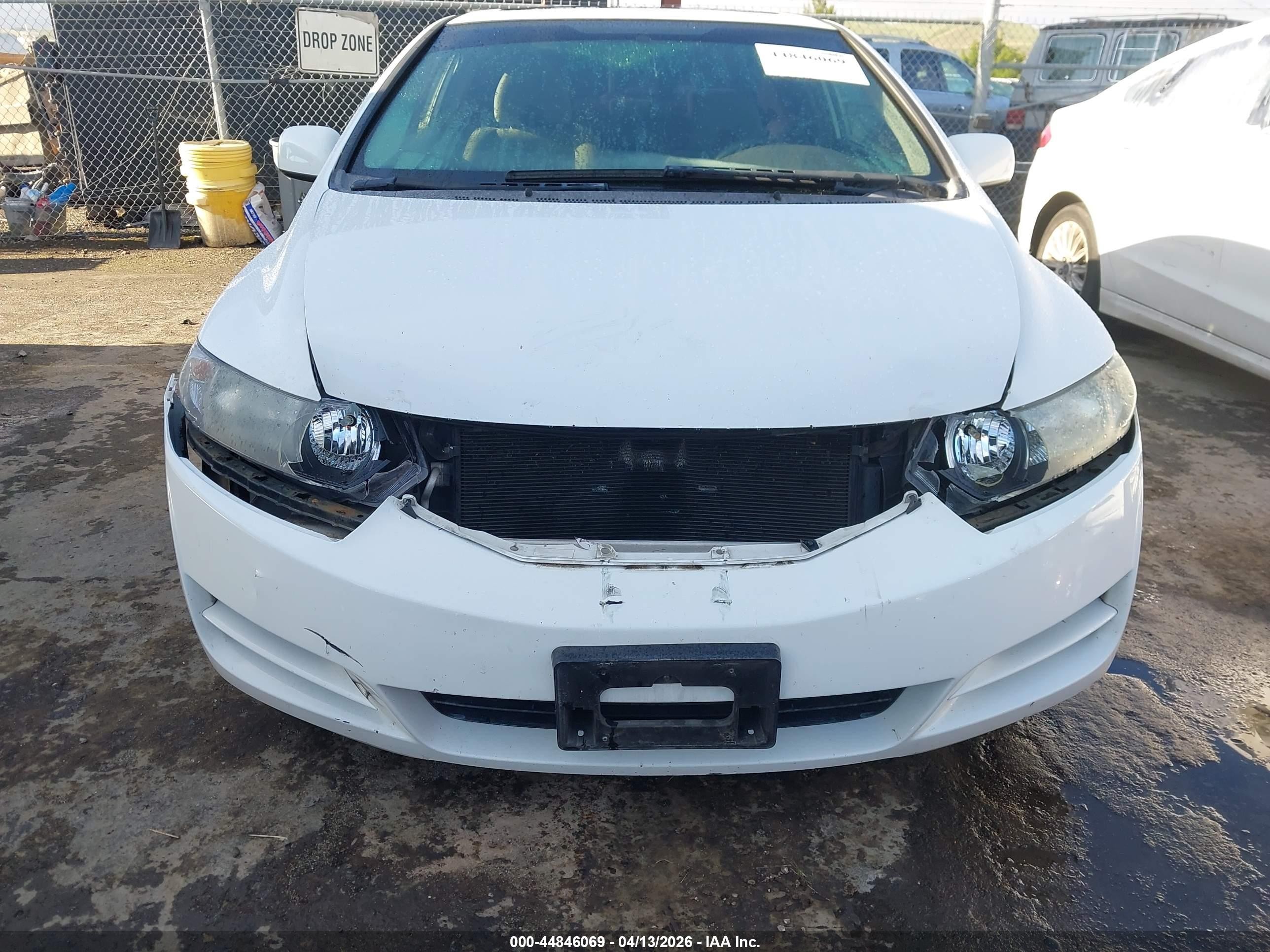 2009 Honda Civic Ex White vin: 2HGFG12839H513171