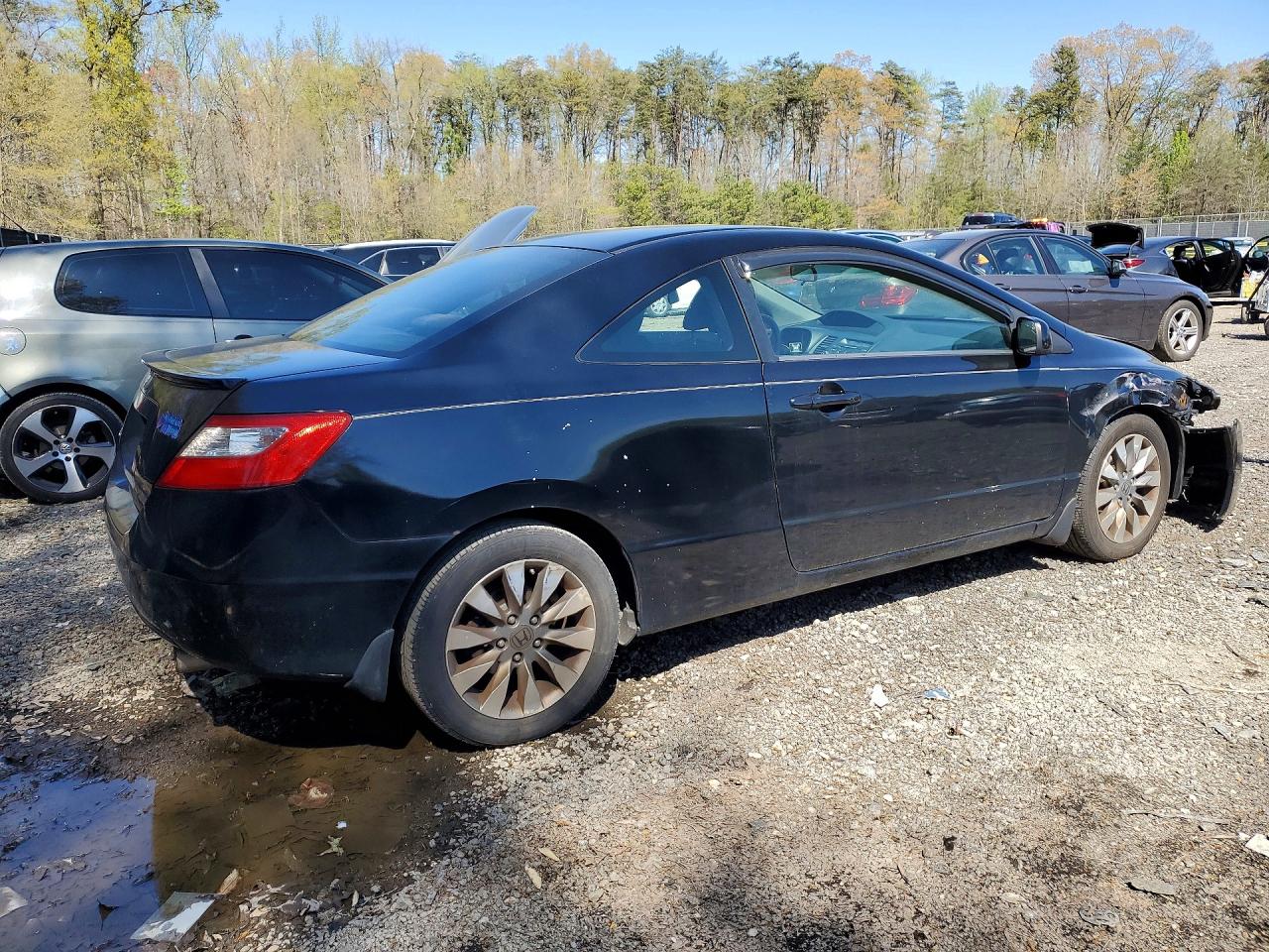 2009 Honda Civic Ex Black vin: 2HGFG12839H536966