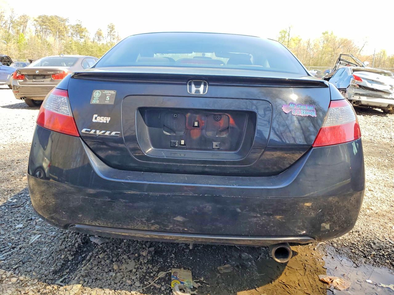 2009 Honda Civic Ex Black vin: 2HGFG12839H536966