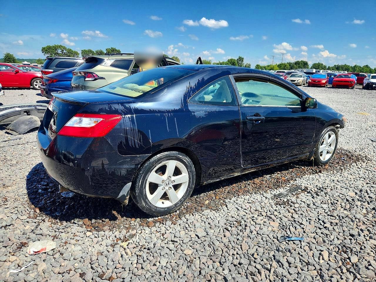 2006 Honda Civic Ex Black vin: 2HGFG12846H506371