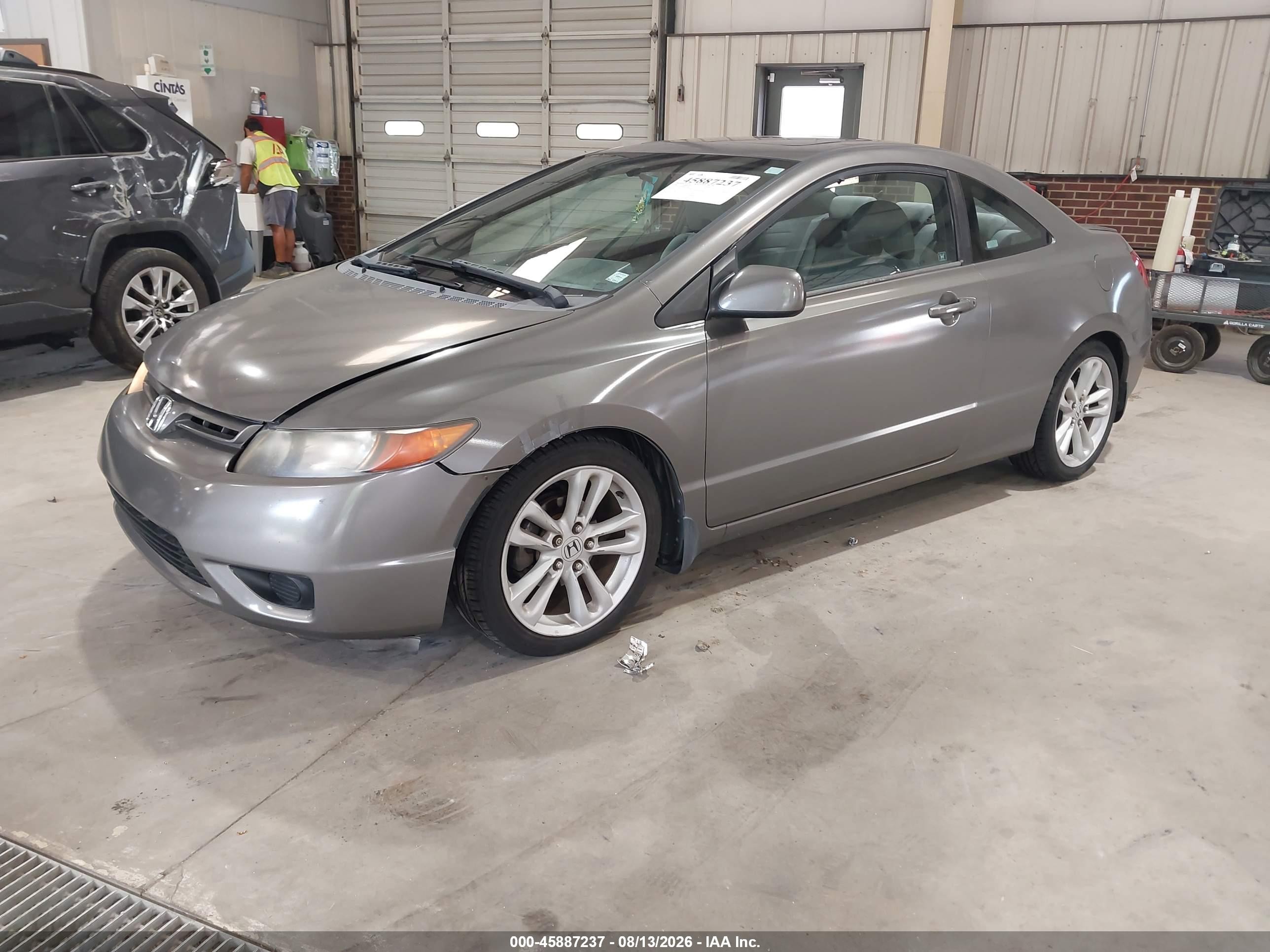 2006 Honda Civic Ex Gray vin: 2HGFG12846H537085
