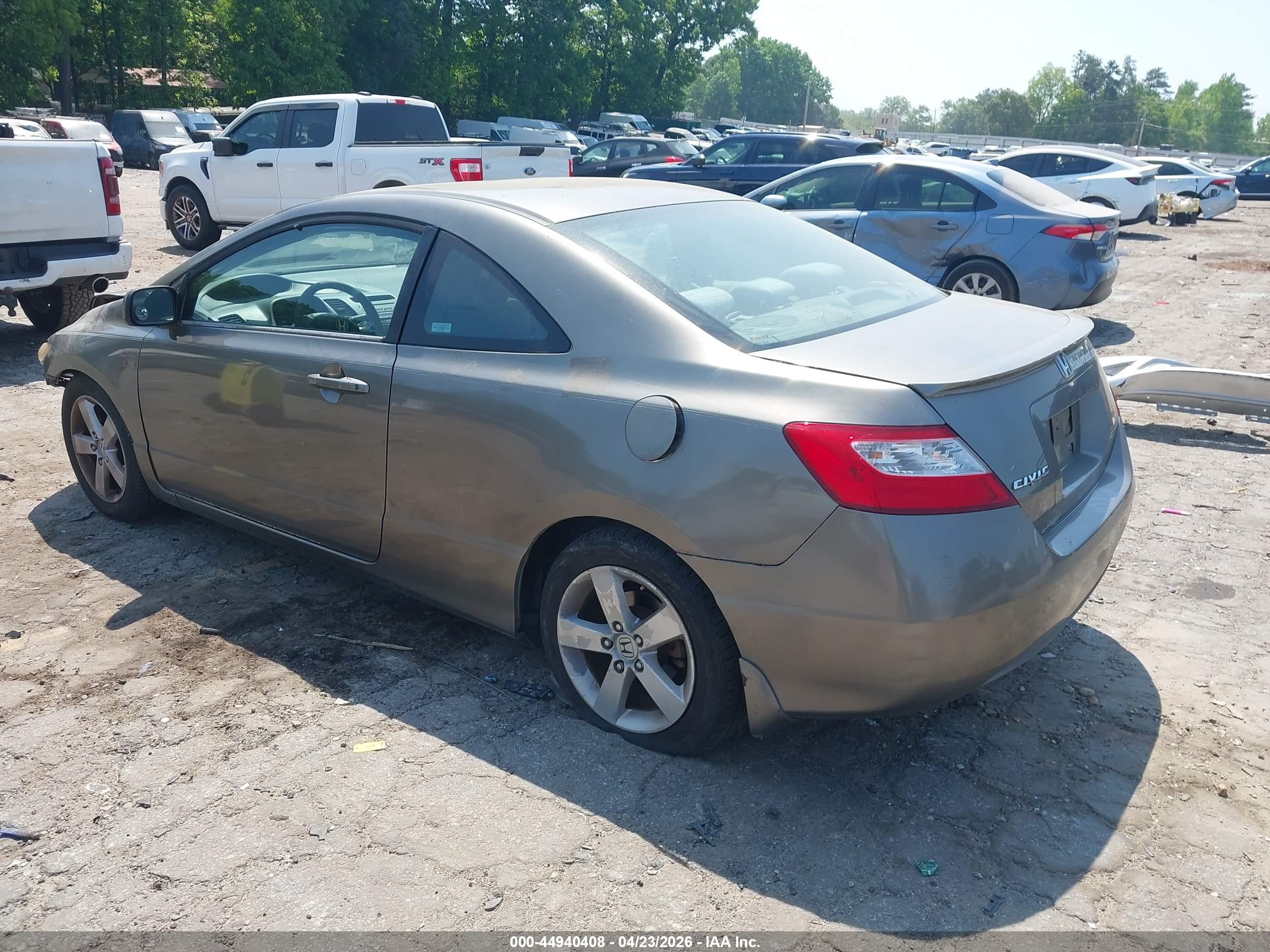 2006 Honda Civic Ex Gray vin: 2HGFG12846H553836